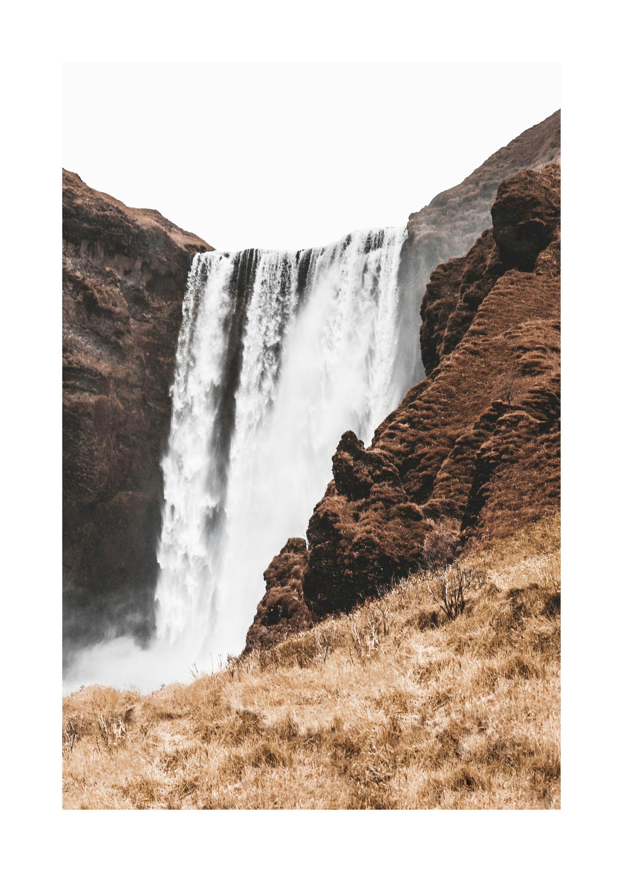 Skogafoss Waterfall Poster 0