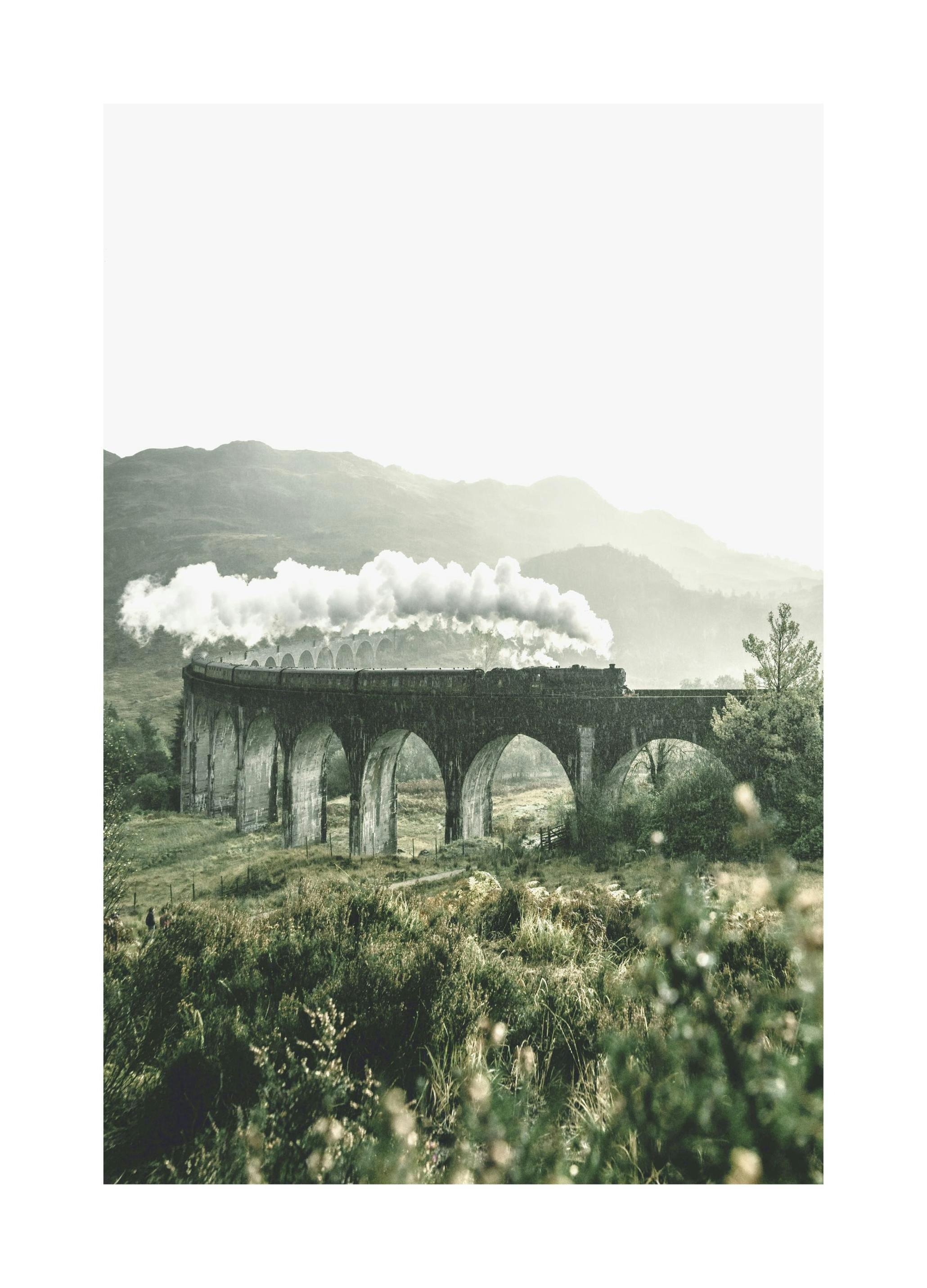 Tåg Skottland Poster (21x30 cm) - Poster Store