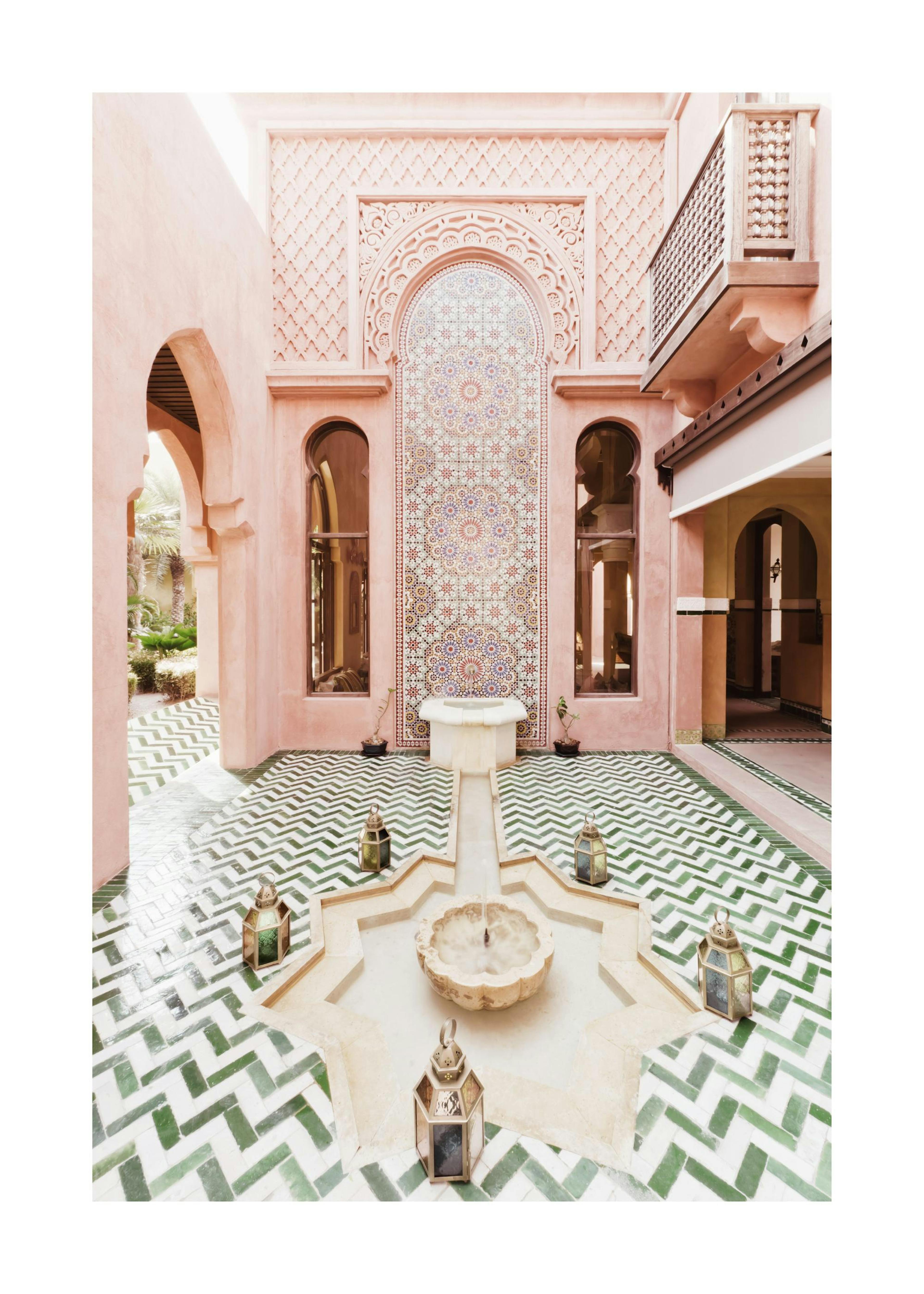 Moroccan Fountain Poster 0