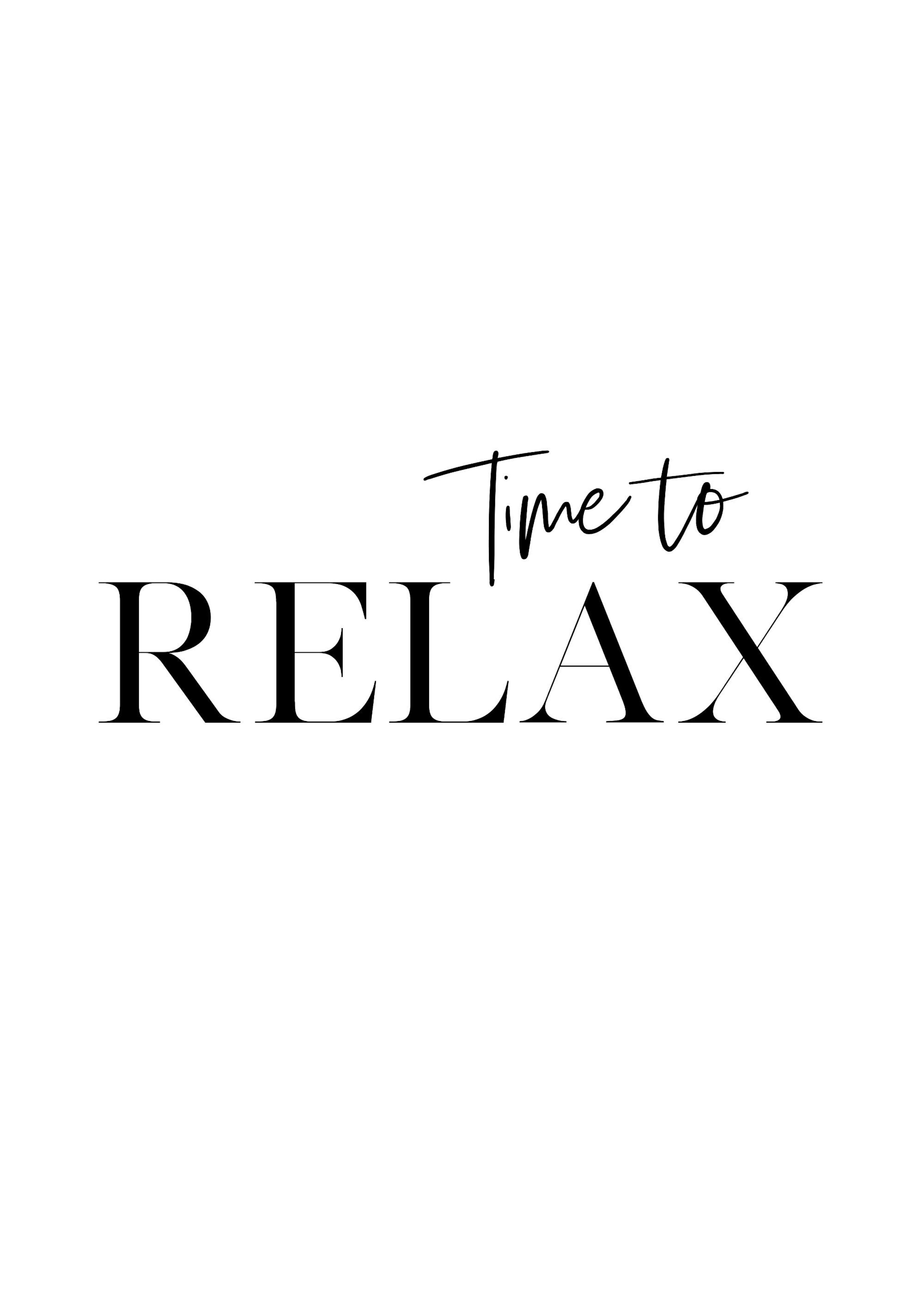 Time to Relax Poster 0