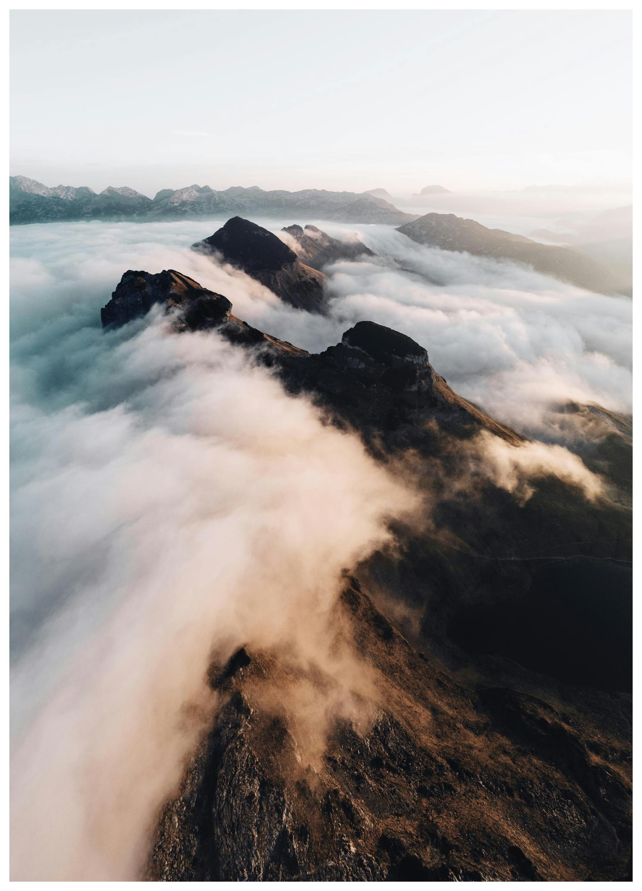 Sopra le Montagne Poster (21x30 cm) - Poster Store