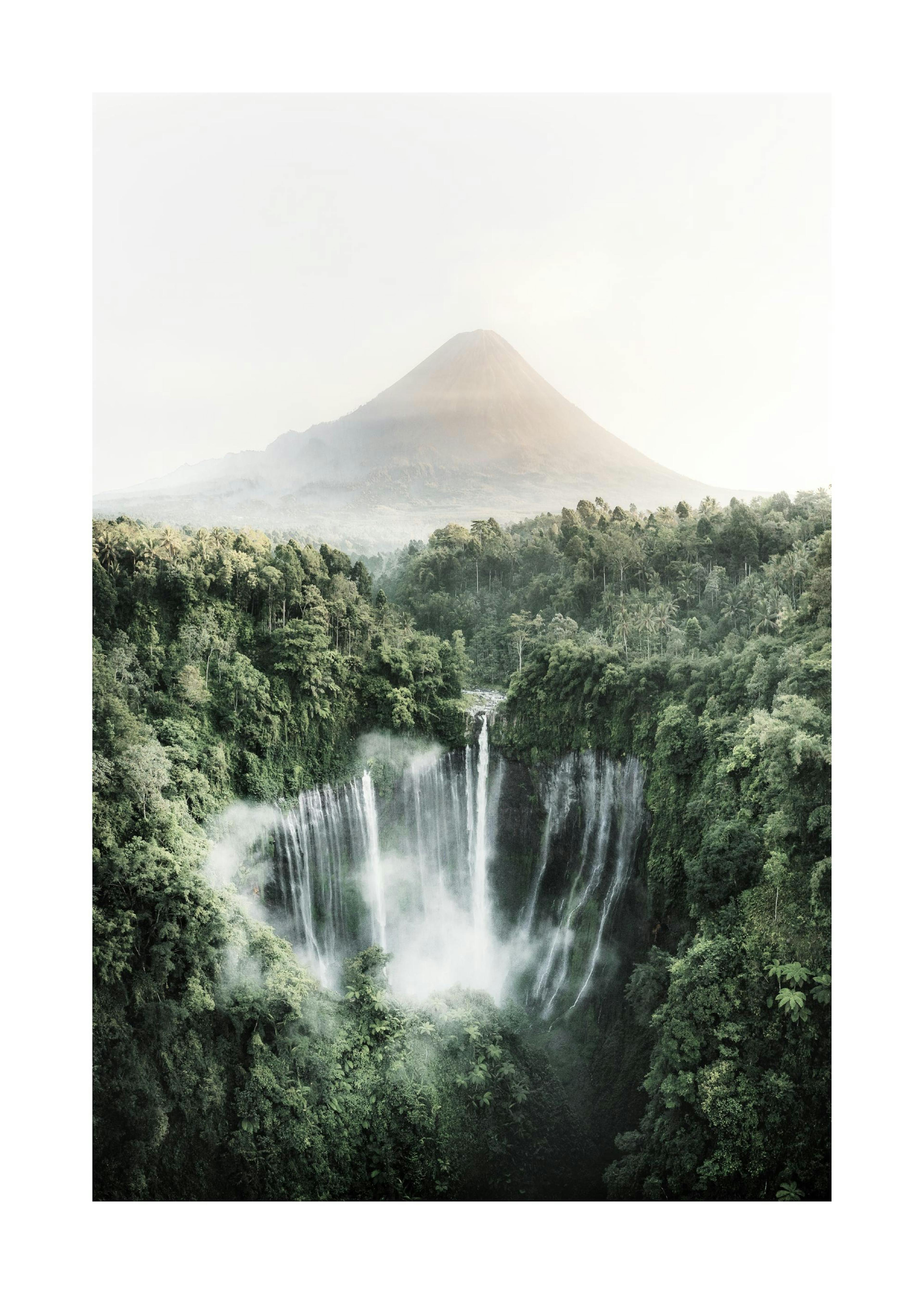 Tropical Waterfall Poster 0