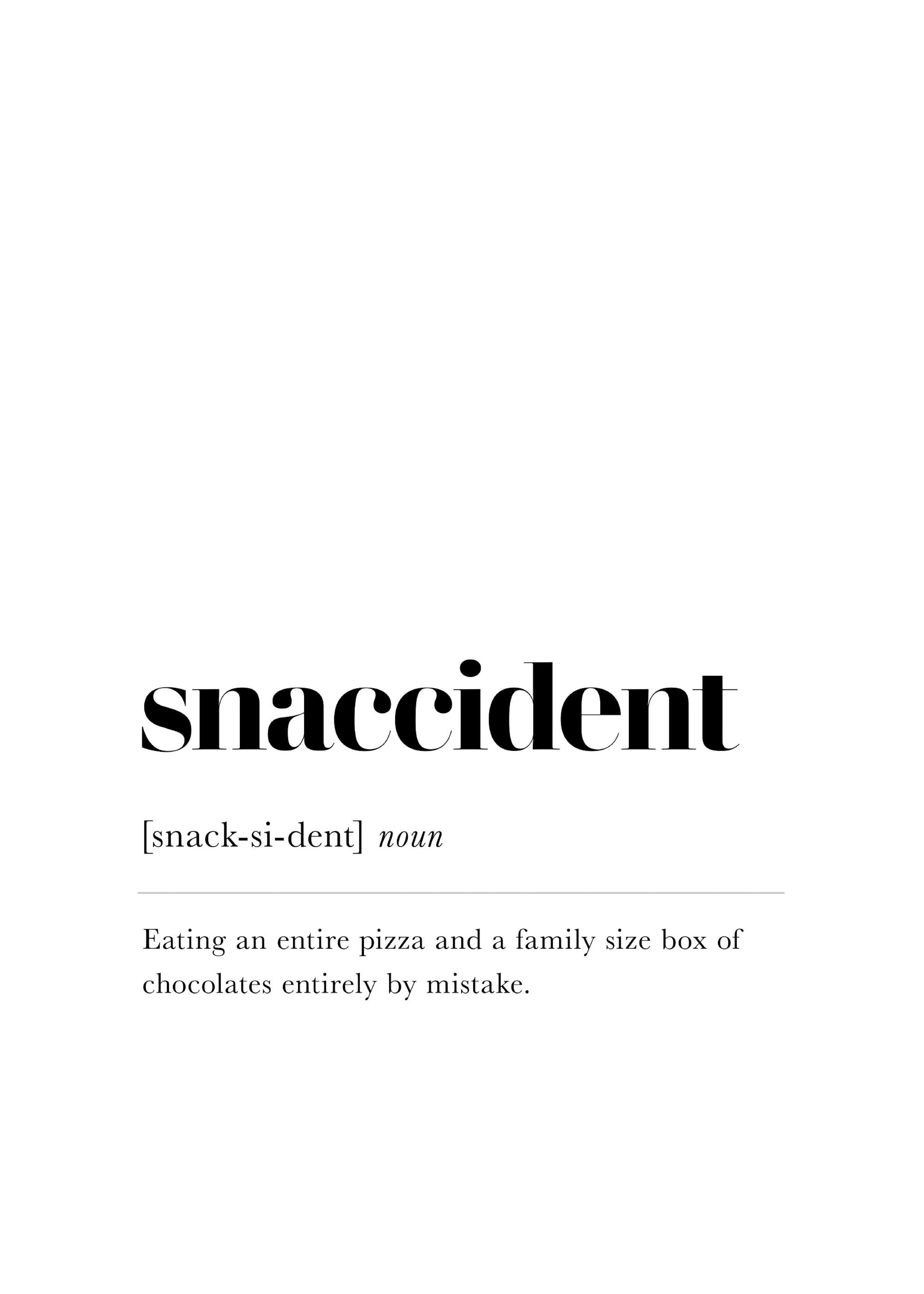 Snaccident 포스터 0