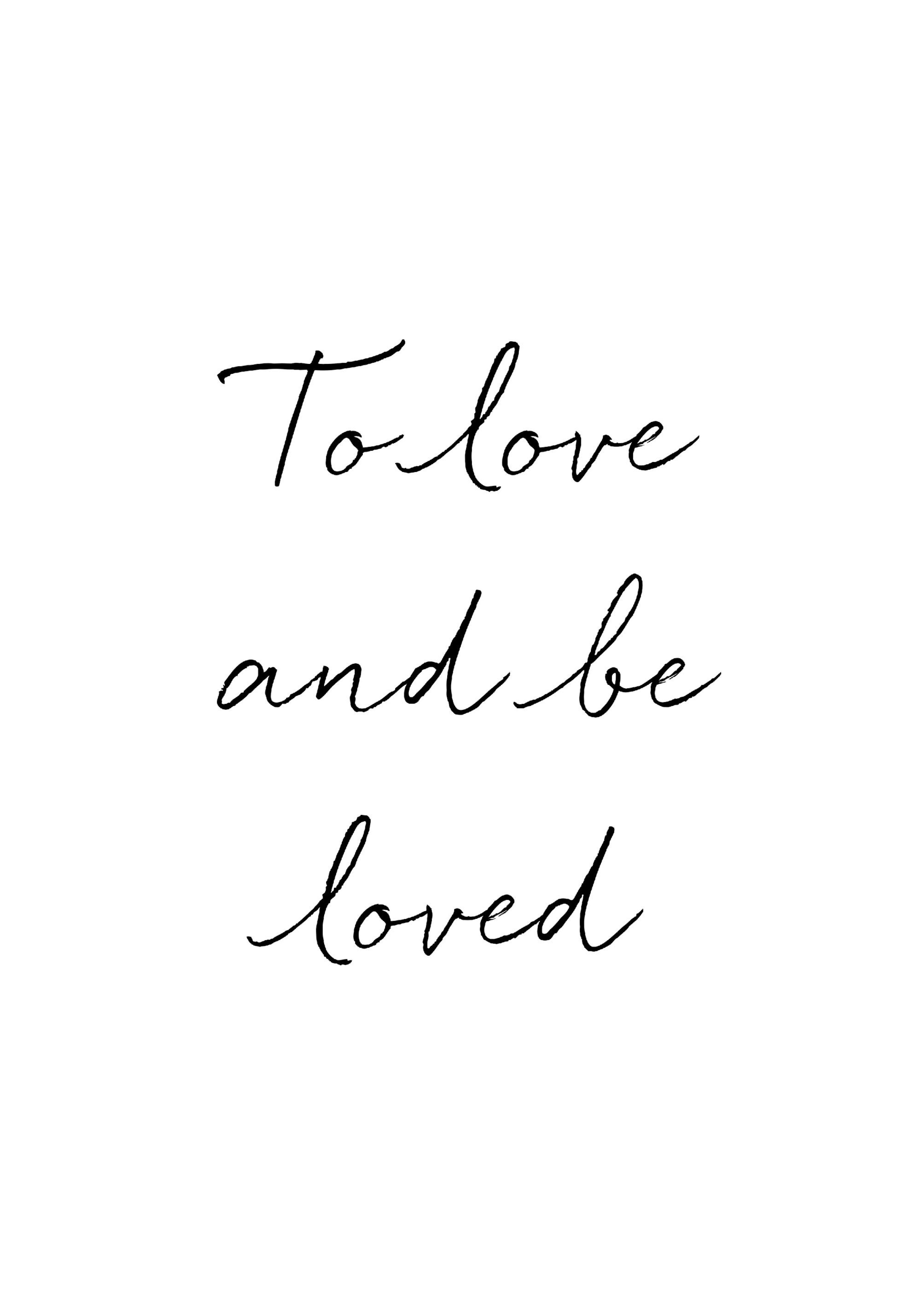 To Love and Be Loved 포스터 thumbnail