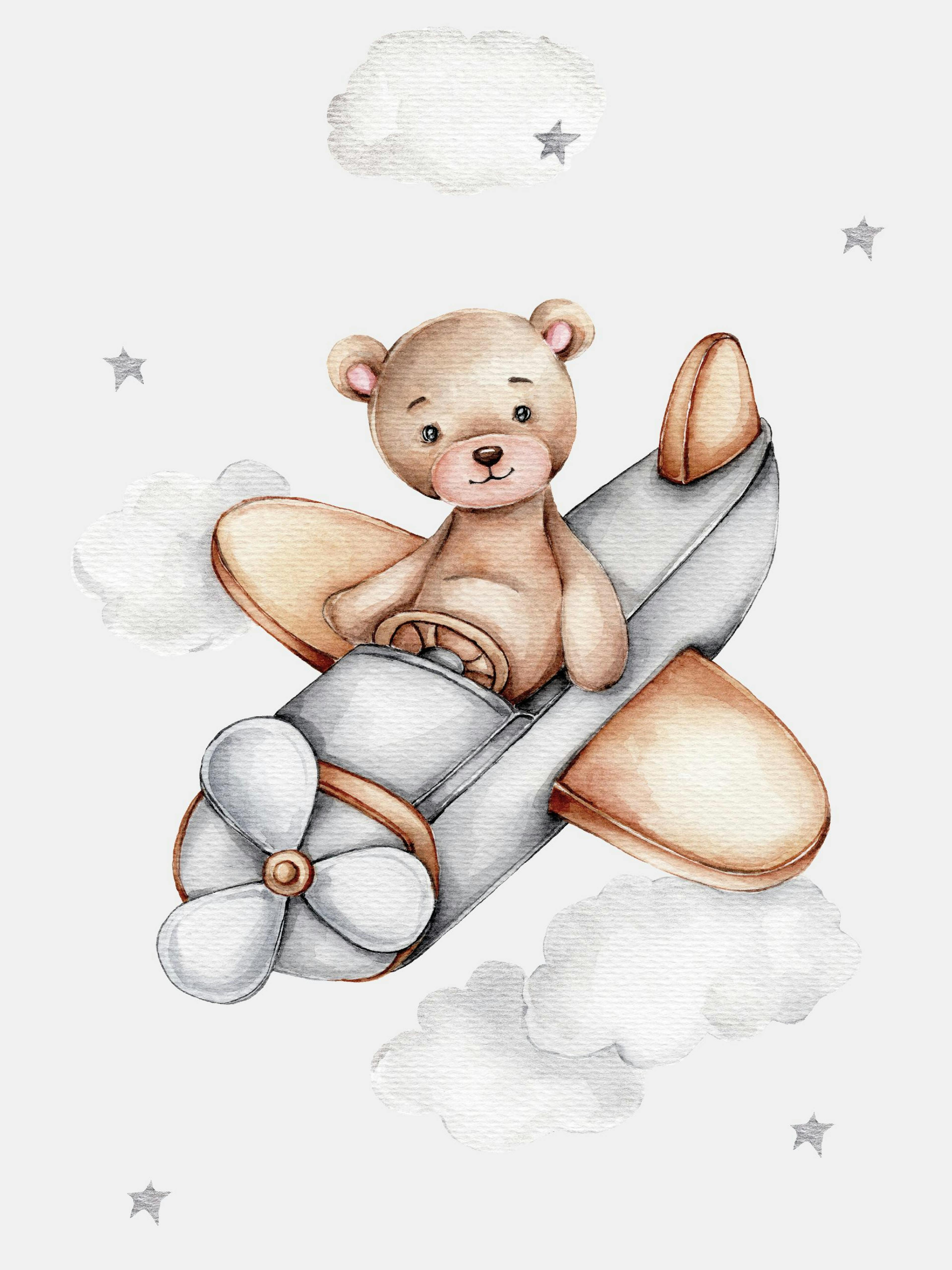 Vliegende Teddy Poster 0