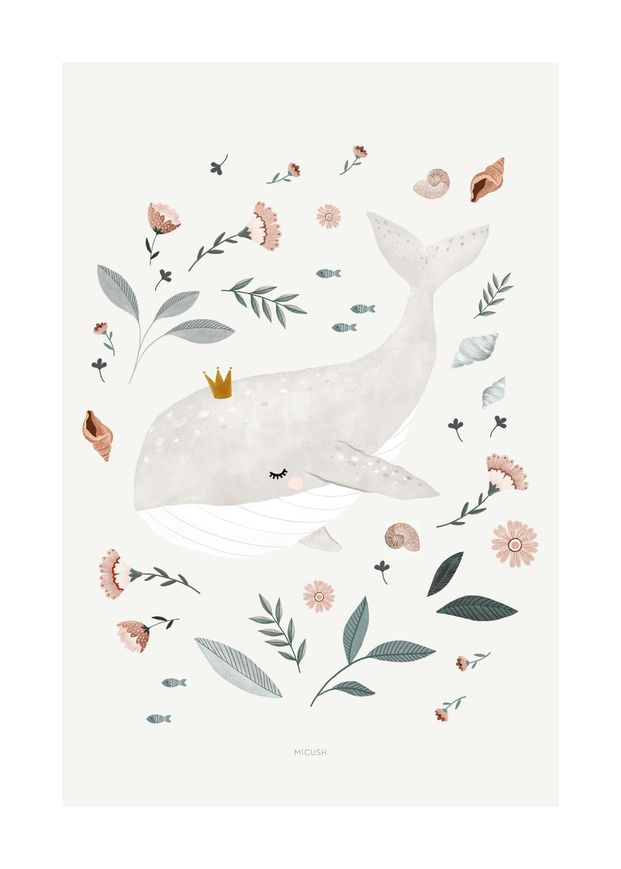 Bébé Baleine Poster 0