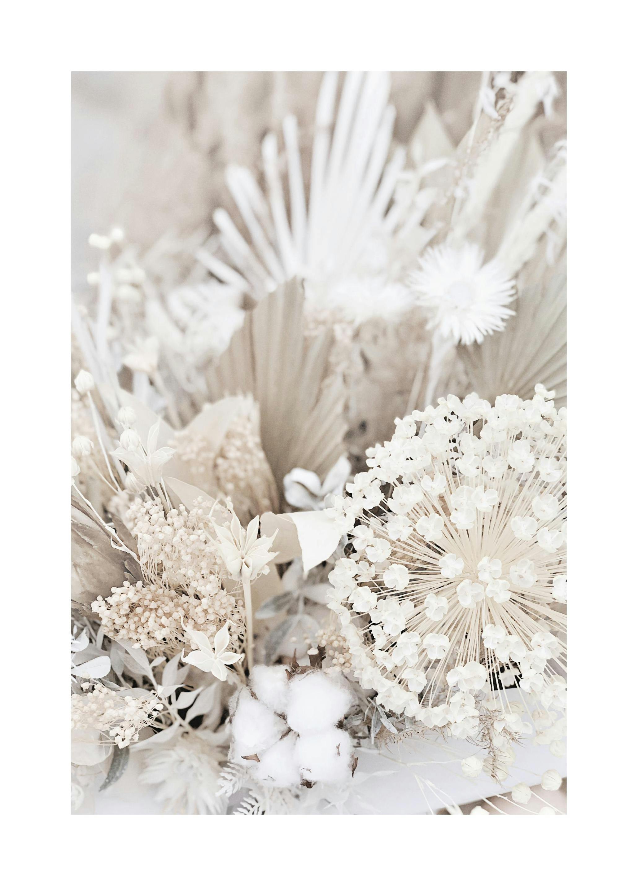 Droogbloemen Poster (50x70 cm) - Poster Store