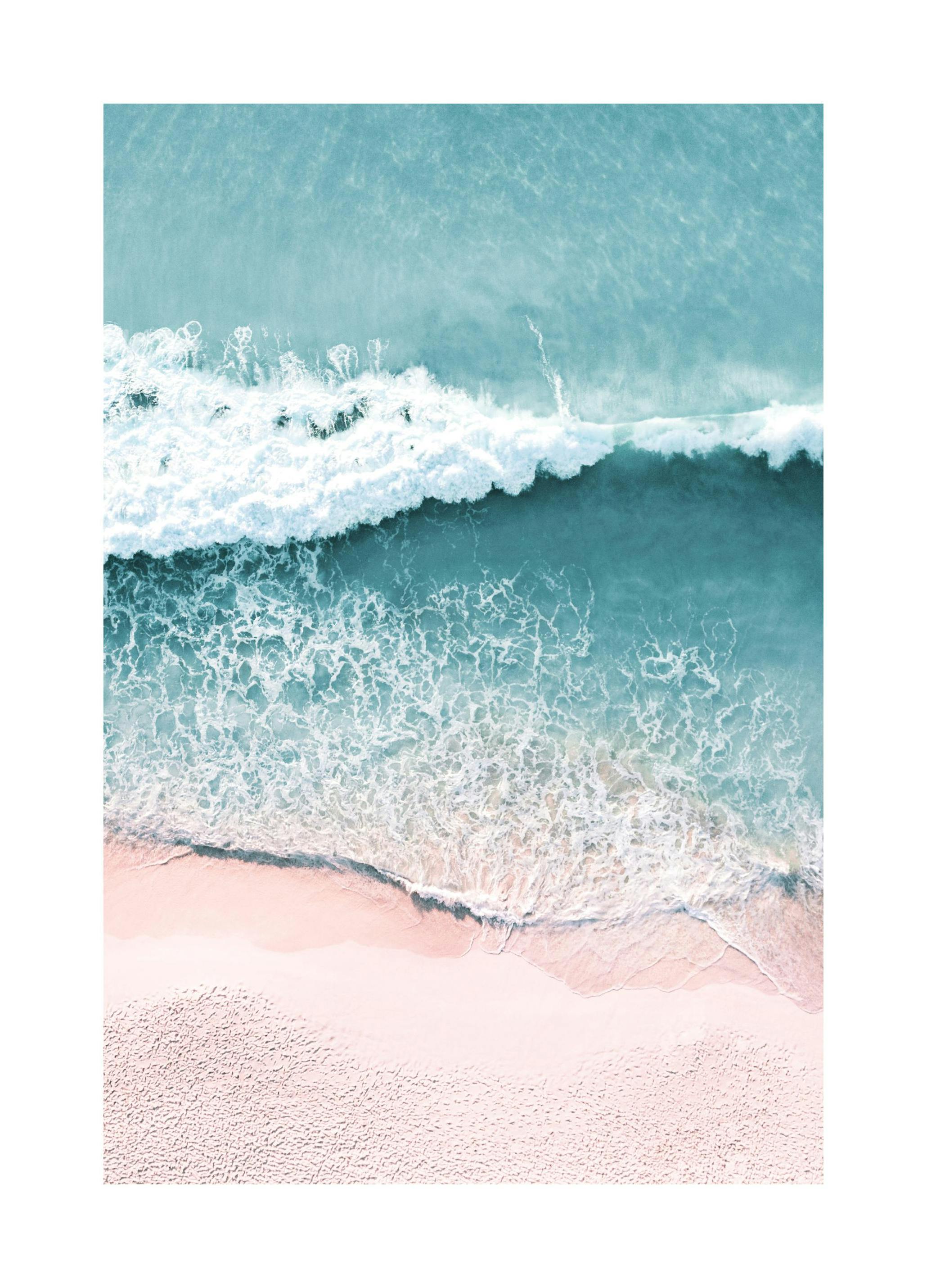 California Bølger Poster (50x70 cm) - Poster Store
