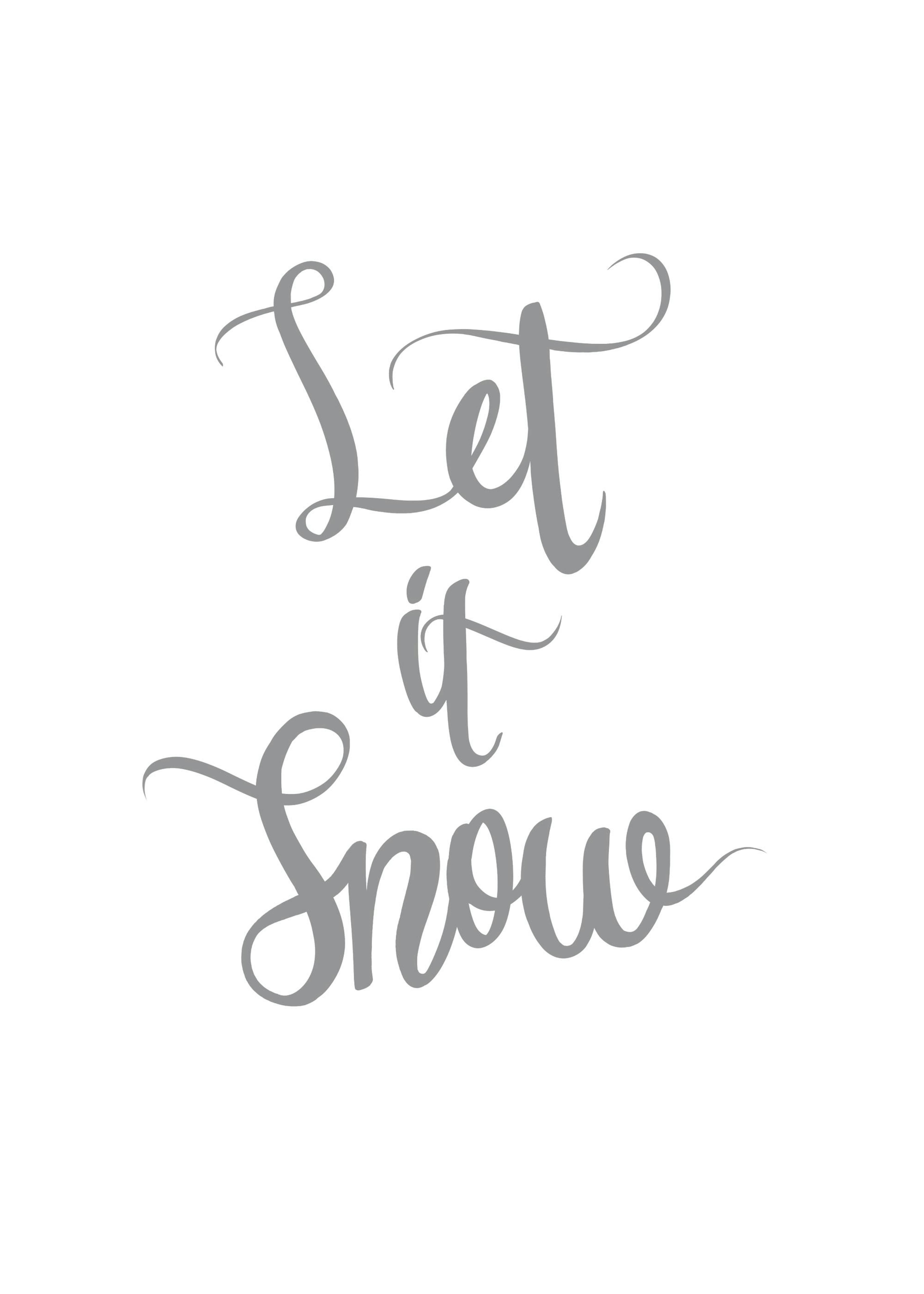 Let it Snow Poster 0