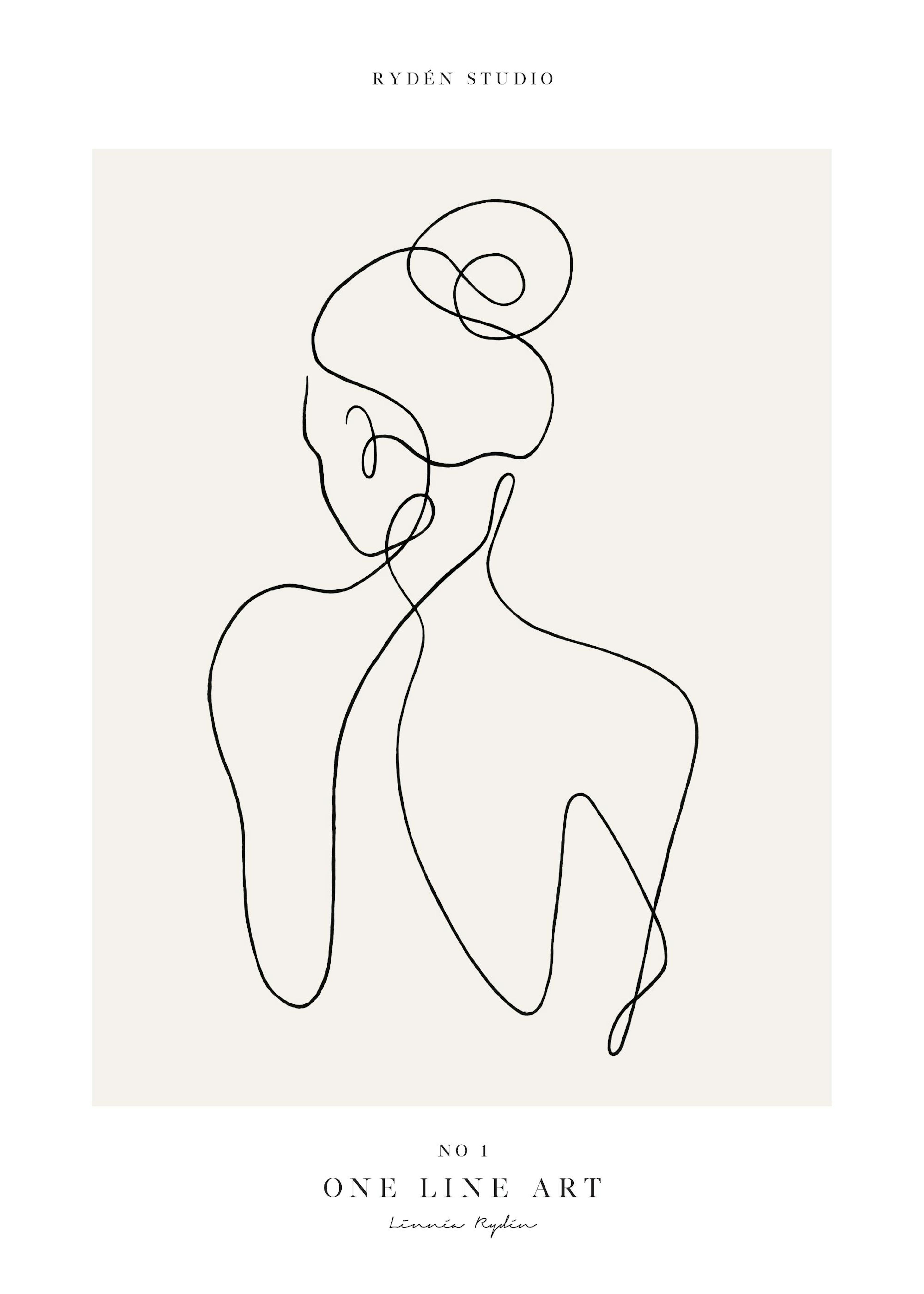 Poster One Line Art No 1 0
