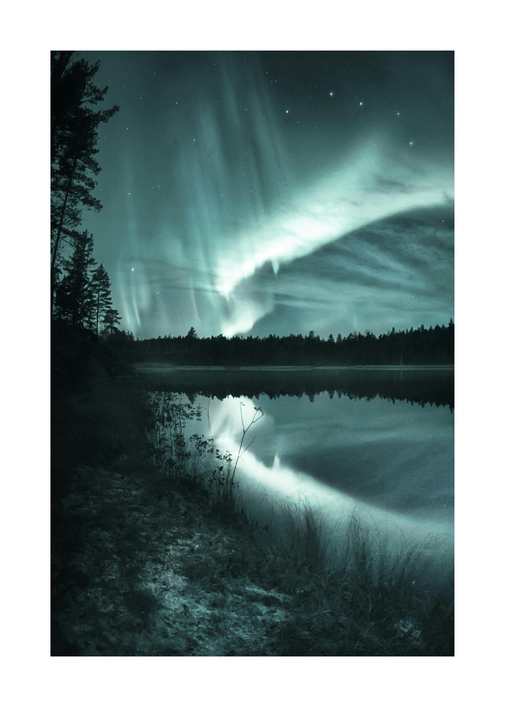 Plakat Odbicie Zorzy Polarnej 0