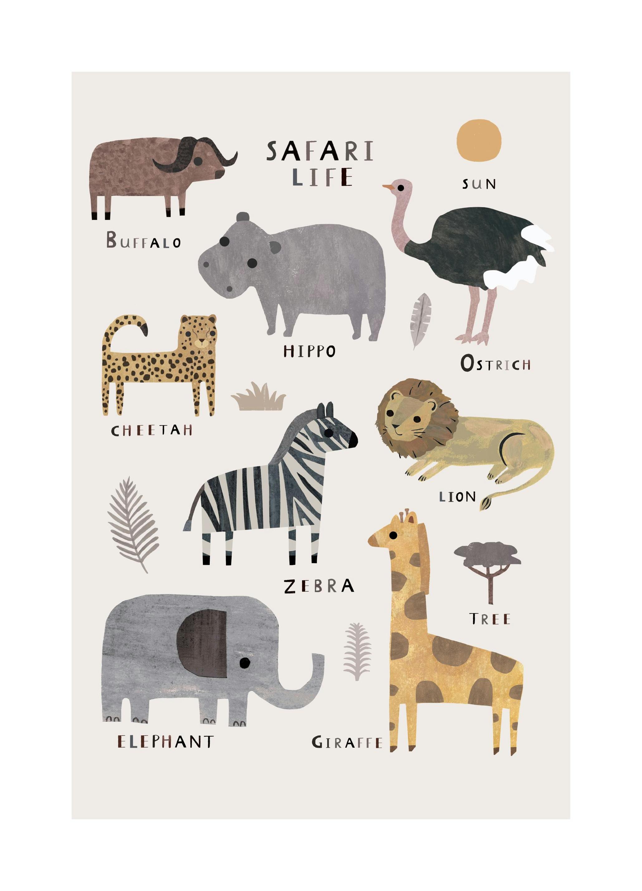 Vie de Safari Poster (21x30 cm) - Poster Store