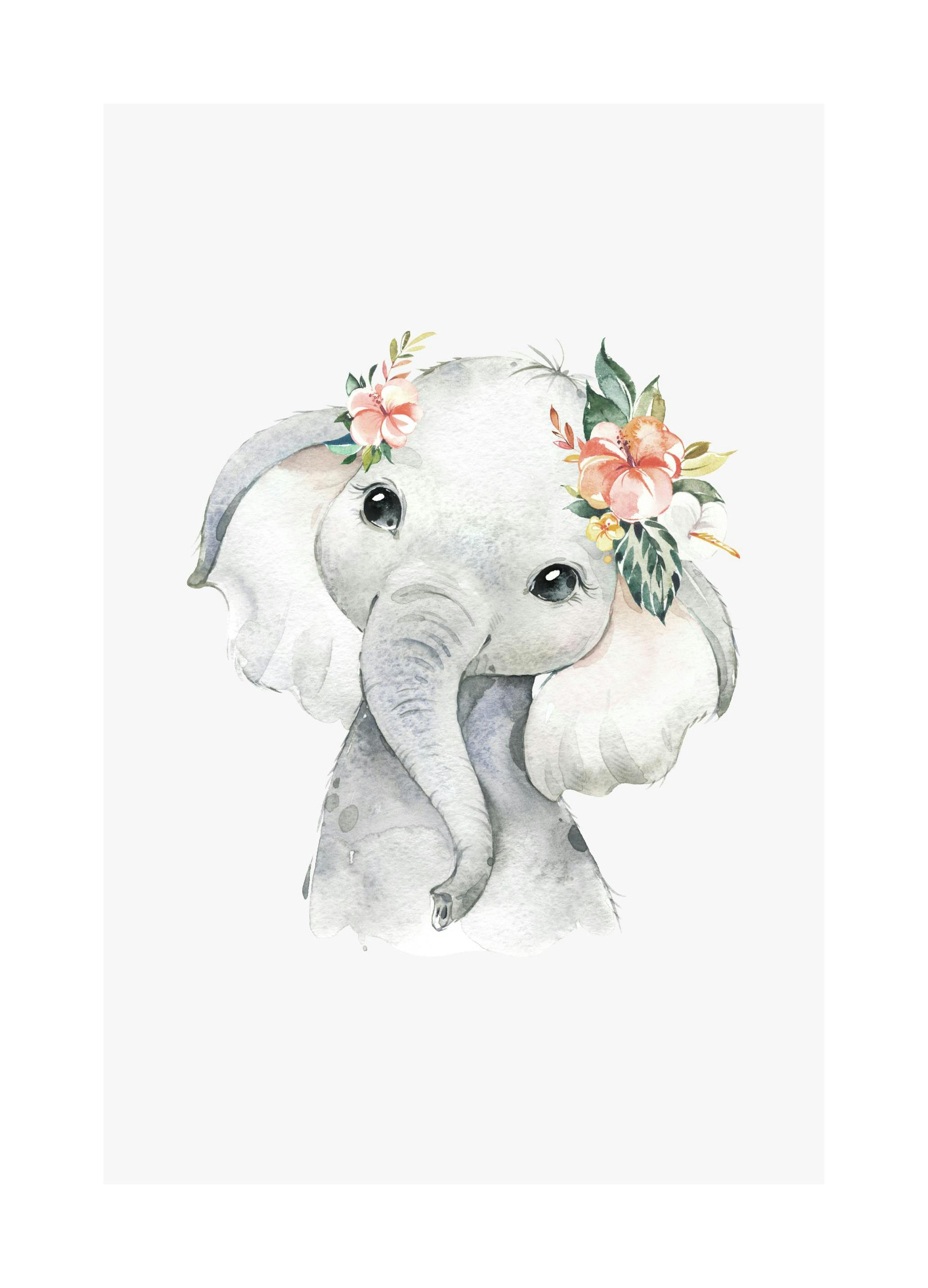 Elefant Freund Poster (21x30 cm) - Poster Store