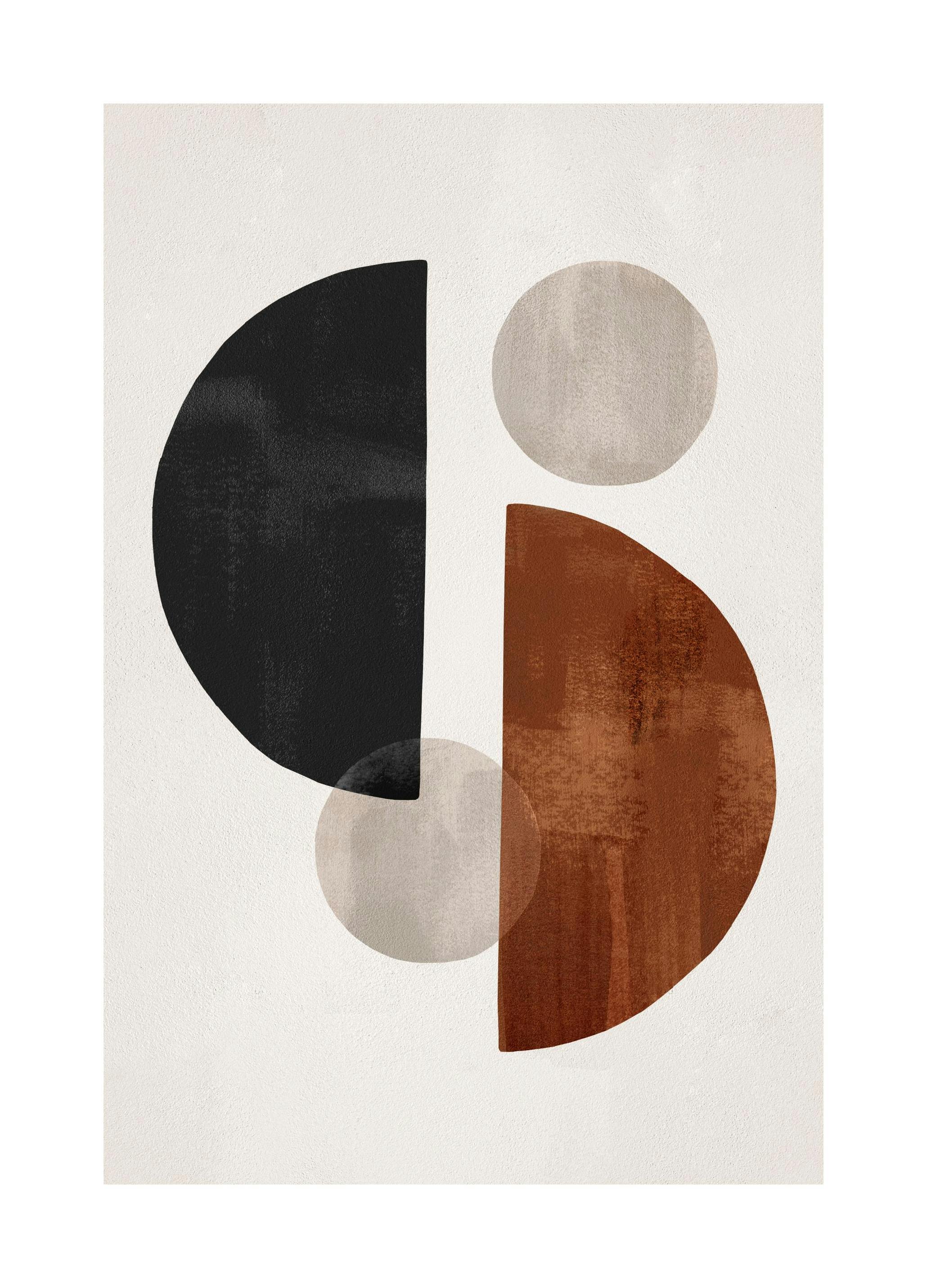 Abstrakta Former No2 Poster (40x50 cm) - Poster Store