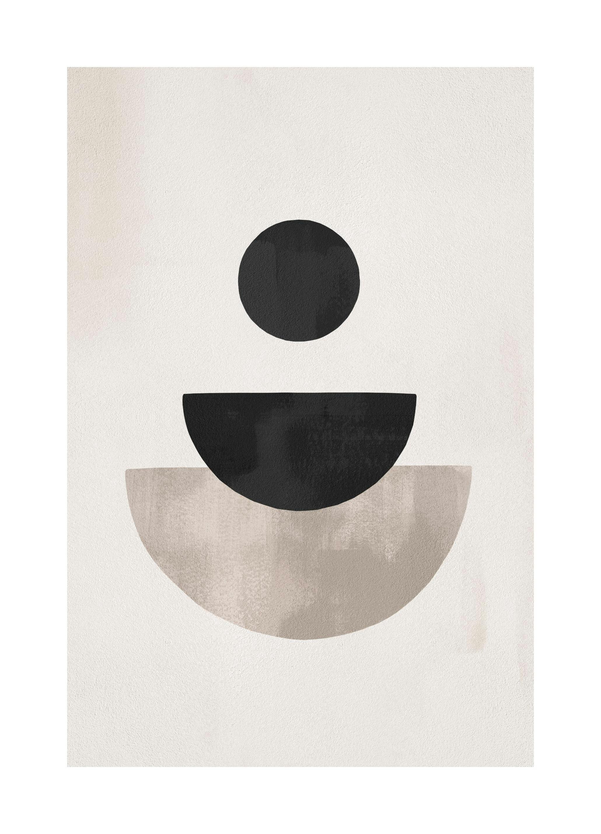 Graphic Shapes No3 Poster (50x50 cm) - Poster Store