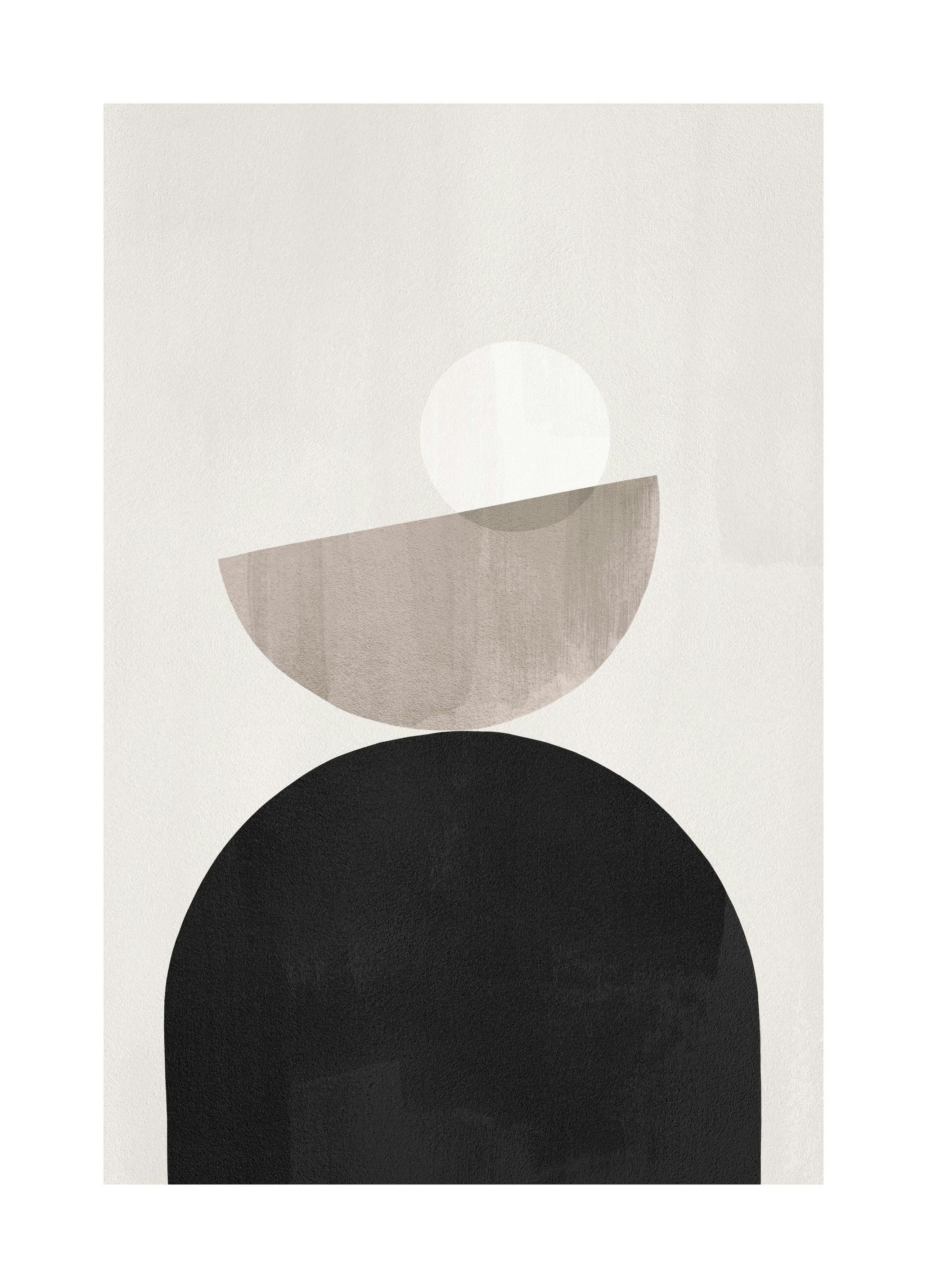Grafische vormen Nr4 Poster (50x70 cm) - Poster Store