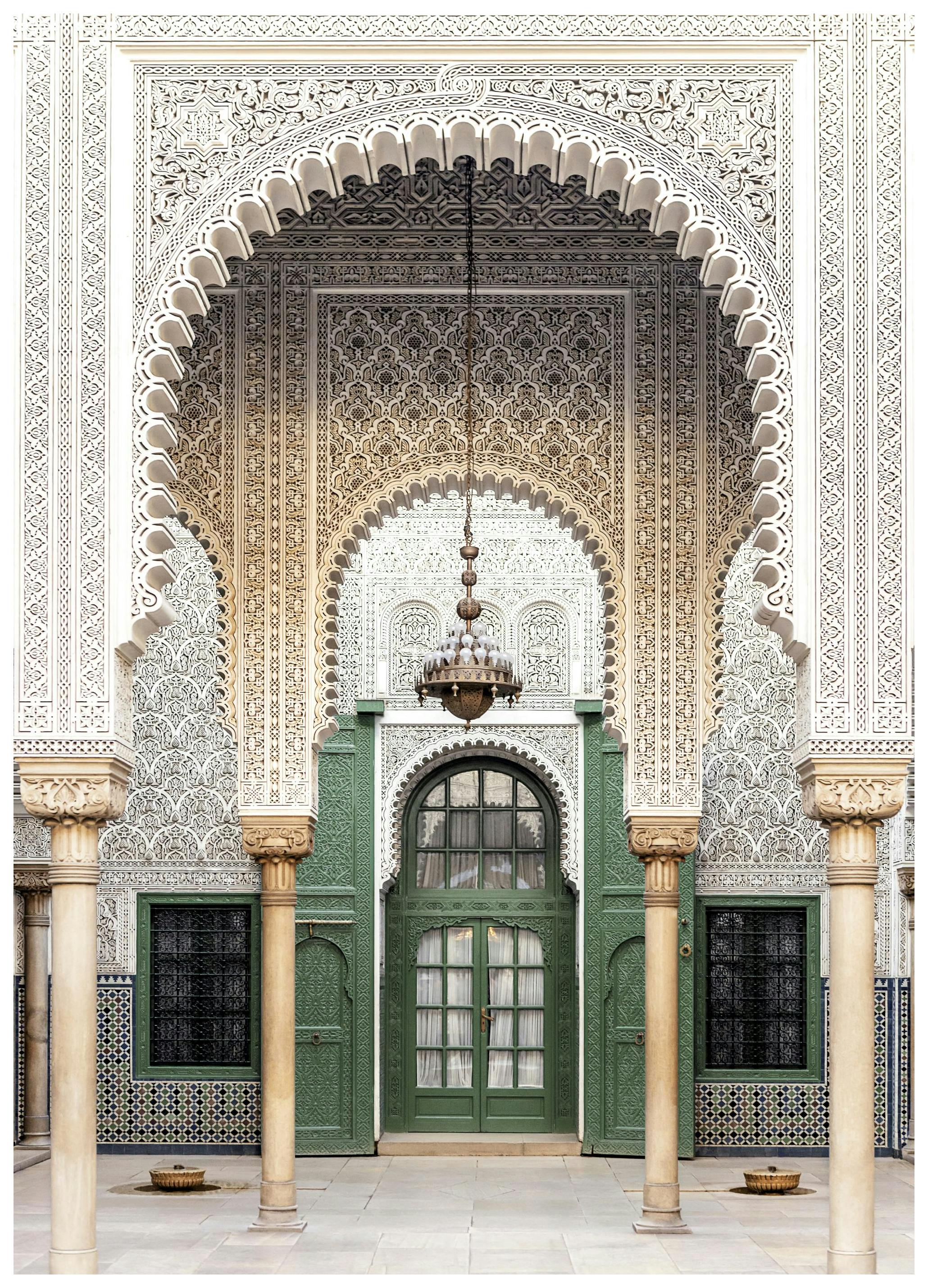 Gouden tempel poster (50x70 cm) - Poster Store