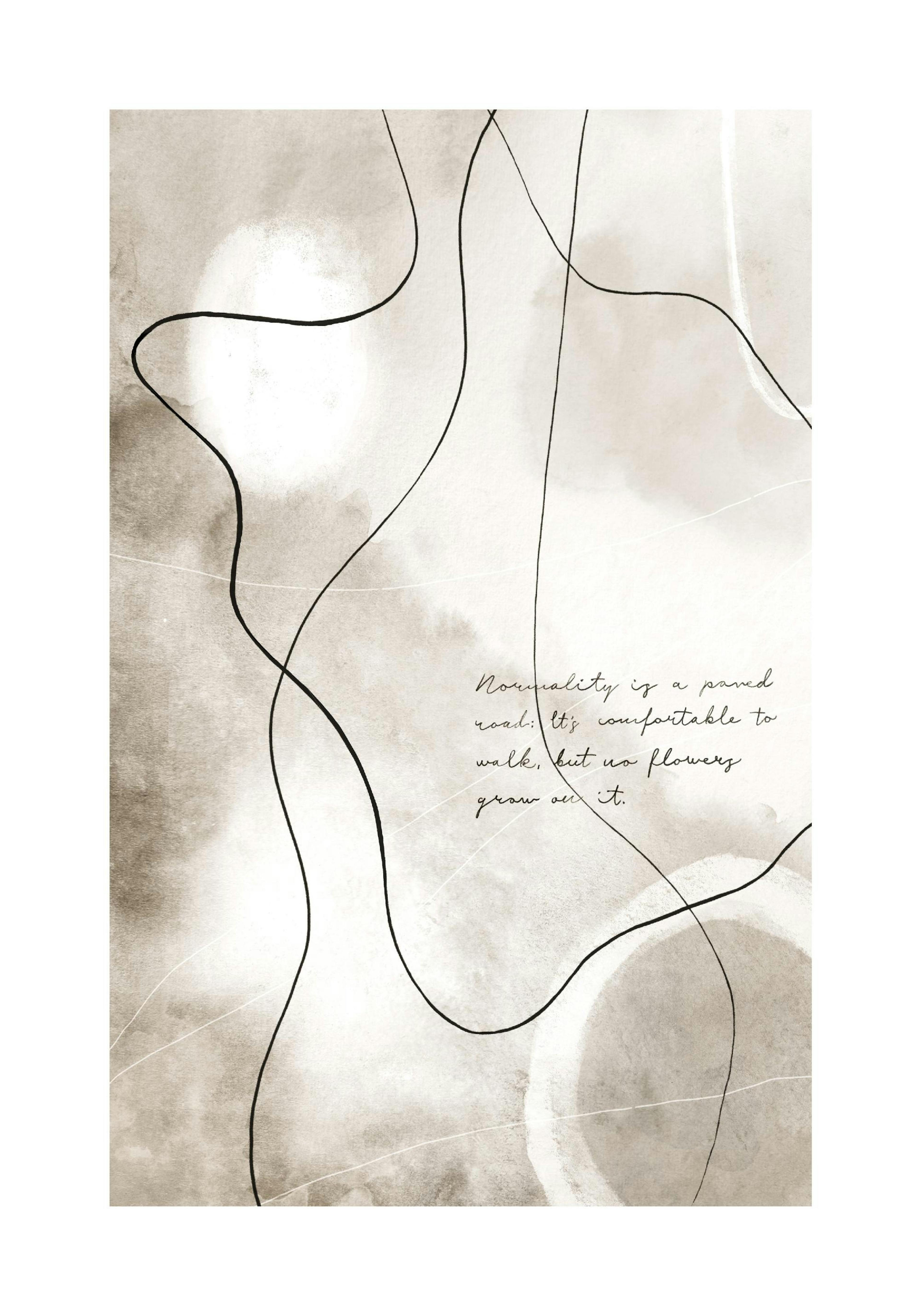Abstracte kunst Poster Nr 1 thumbnail