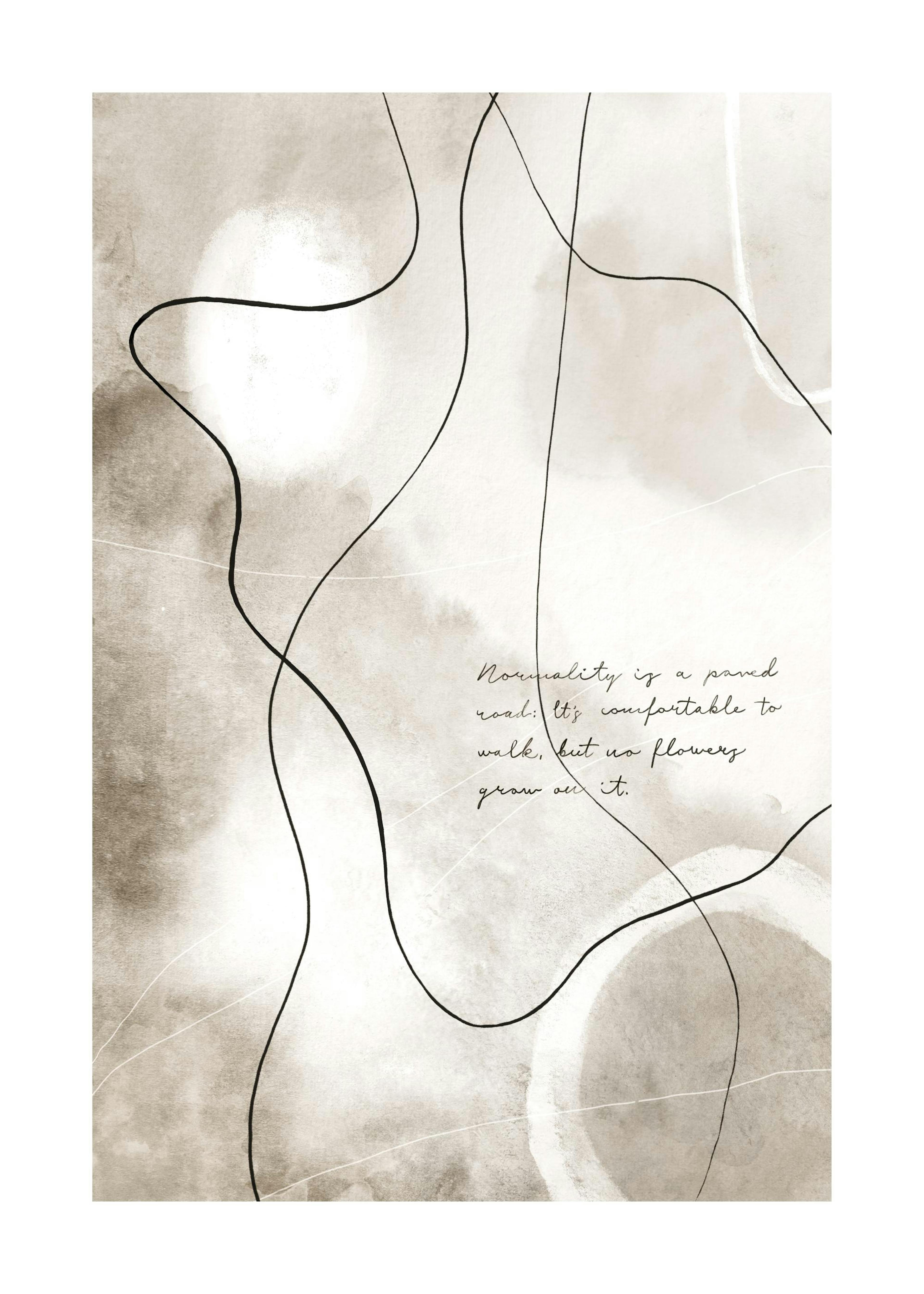 Abstrakte Kunst Nr1 Poster 0