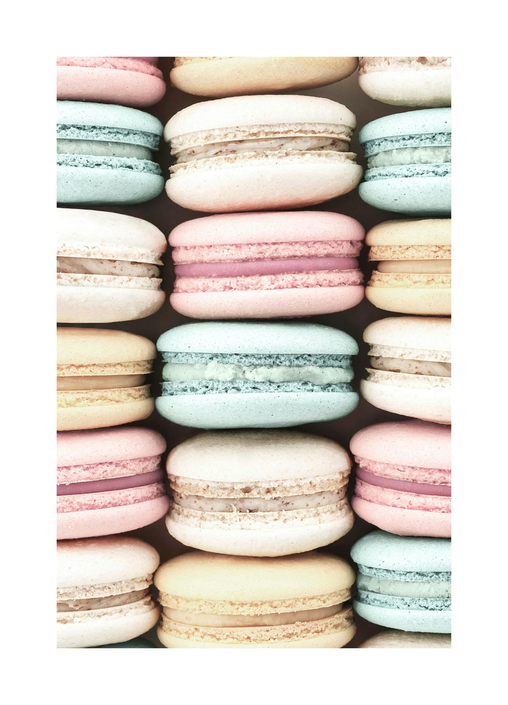 Macarons Poster (21x30 cm) - Poster Store