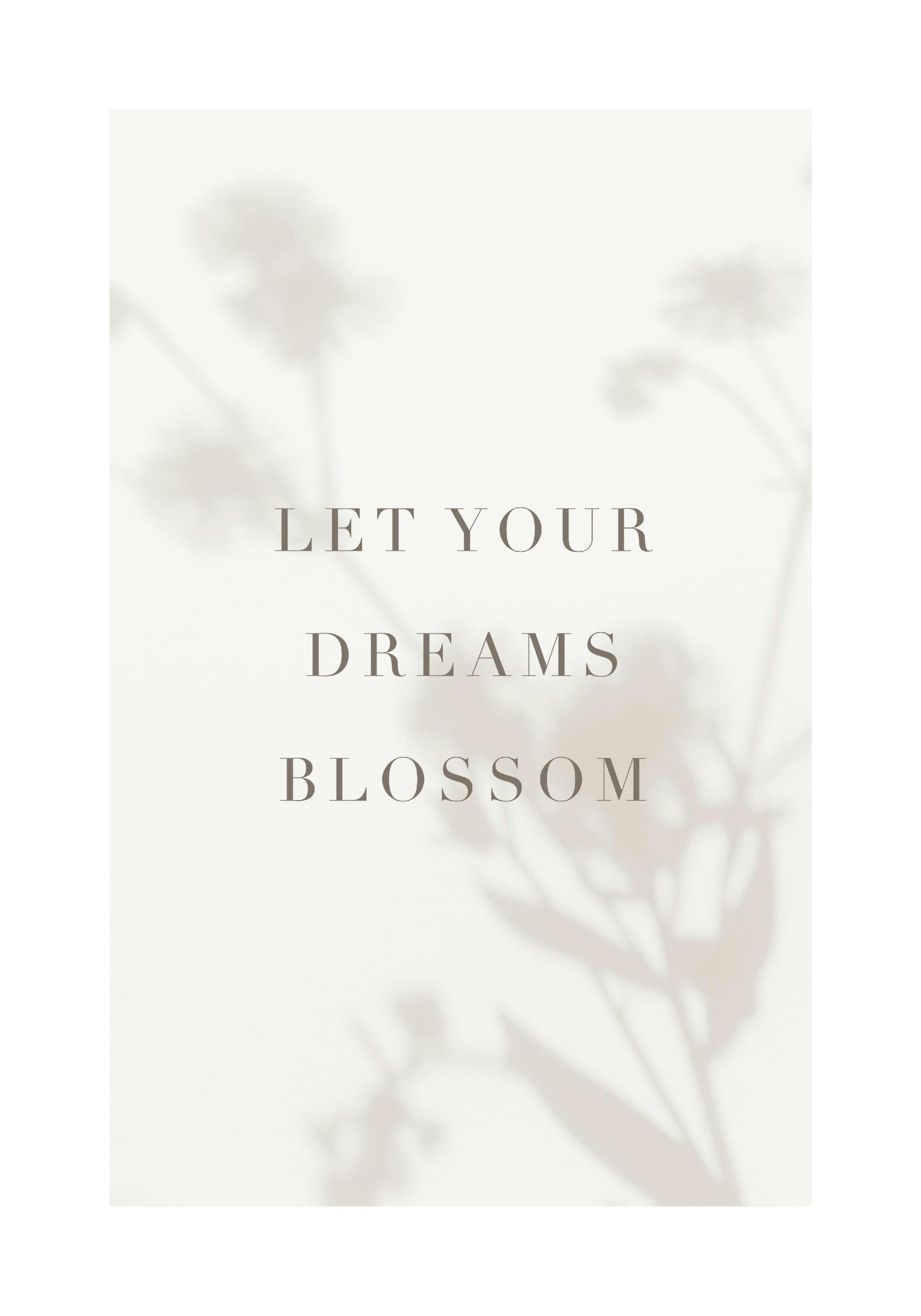 Let Your Dreams Blossom Poster thumbnail