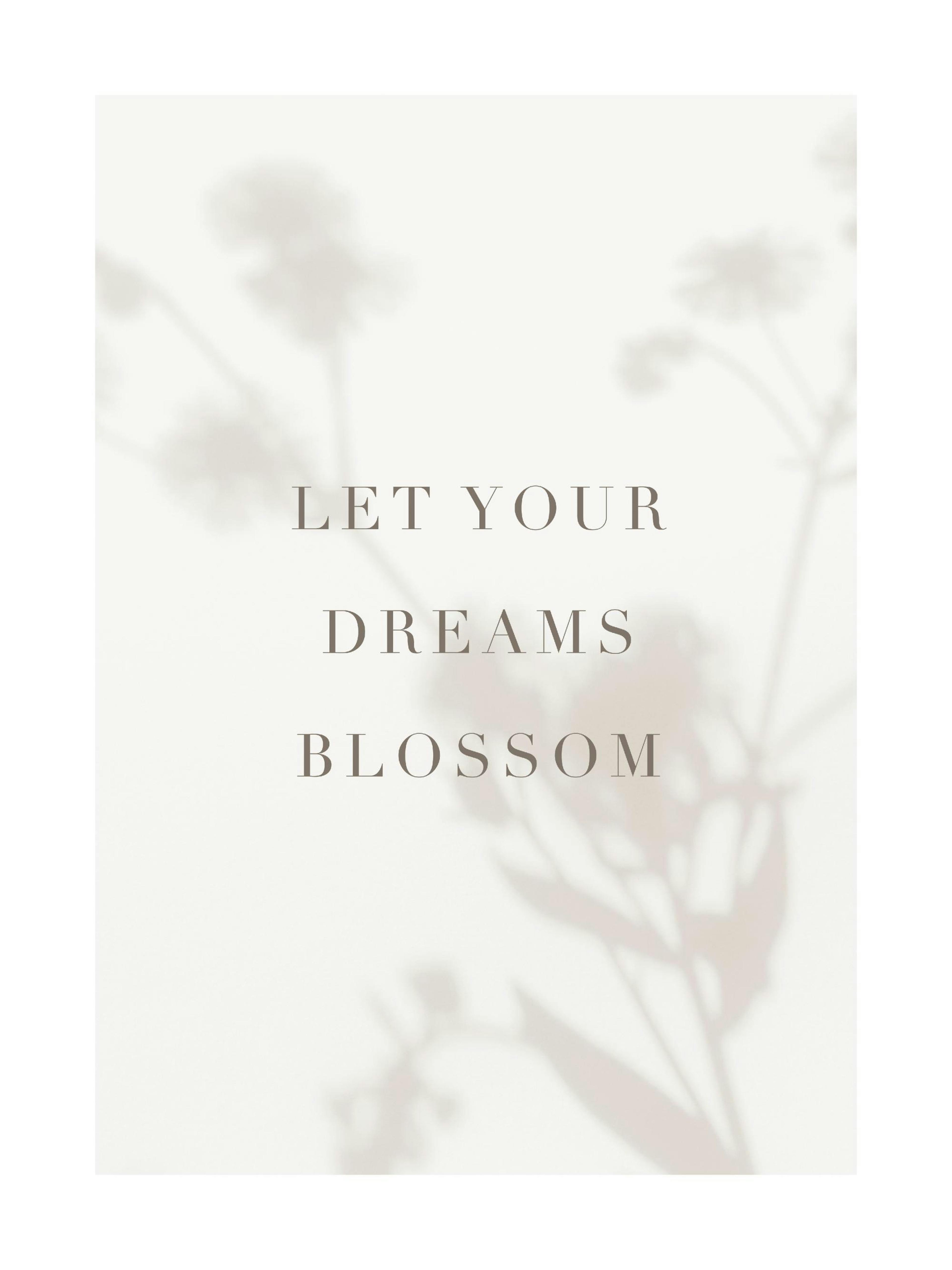 Let Your Dreams Blossom Poster thumbnail