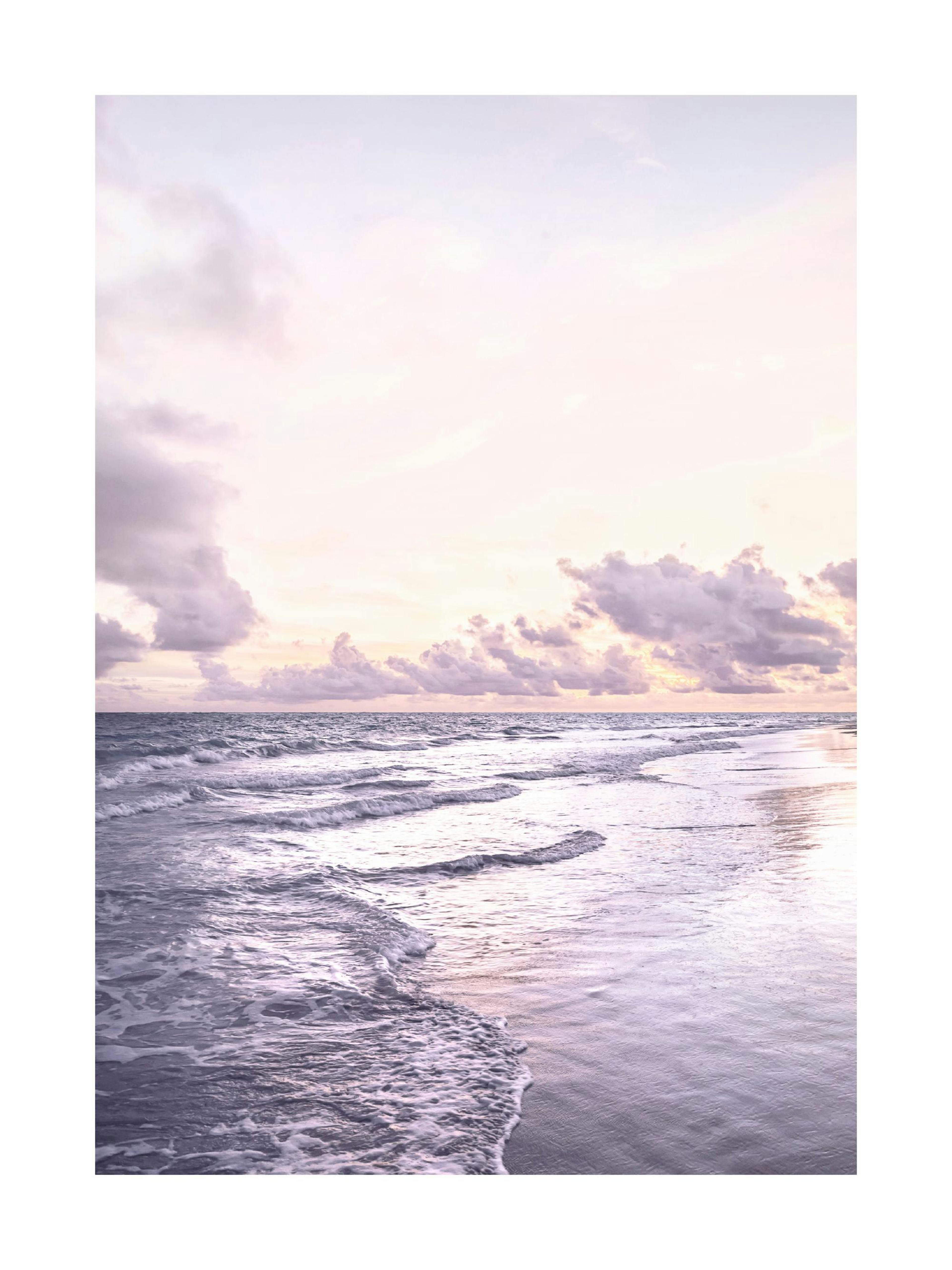Purple Waves Poster thumbnail