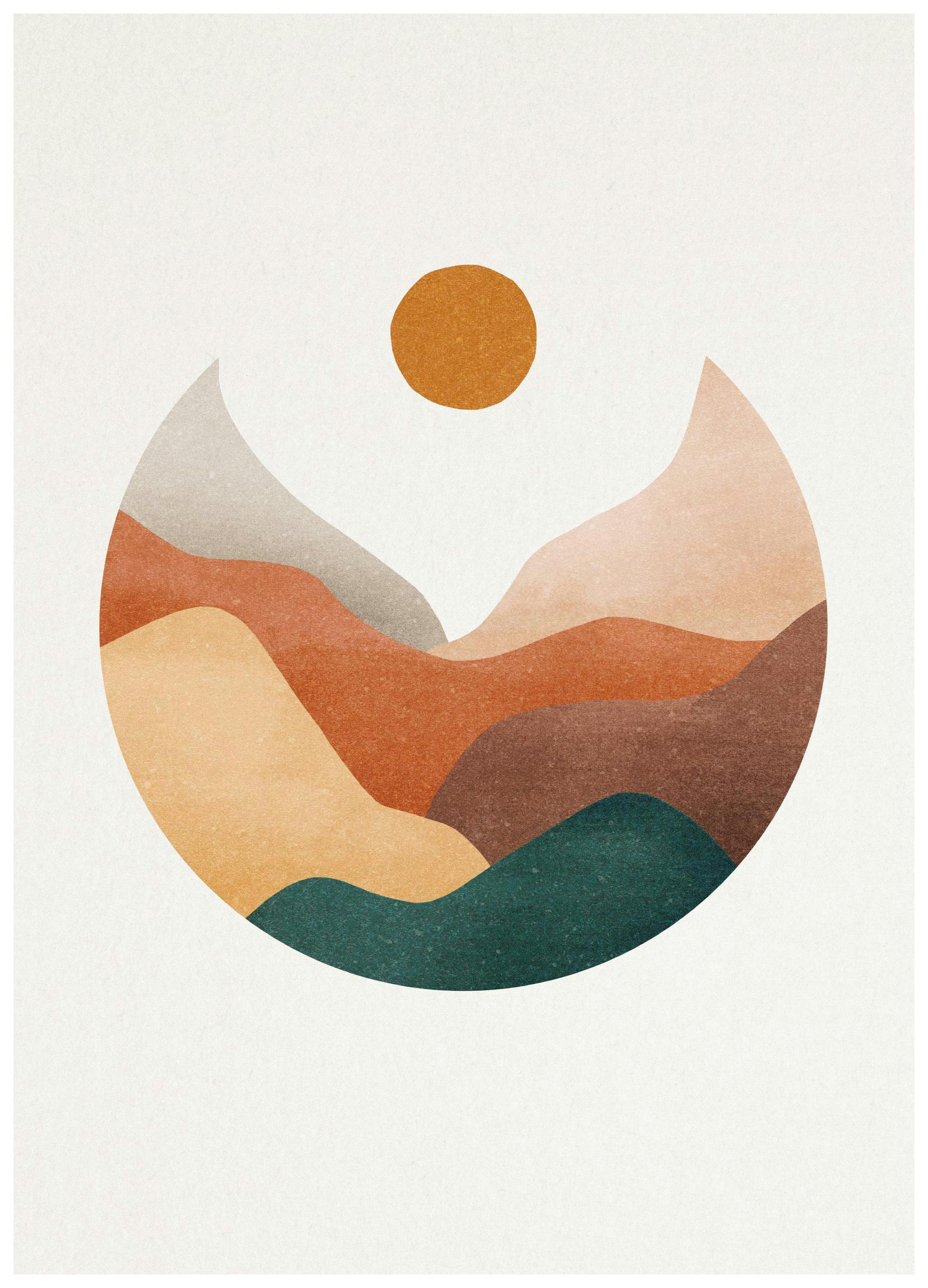 Prints Earth Sphere Poster (50x70 cm) - Poster Store