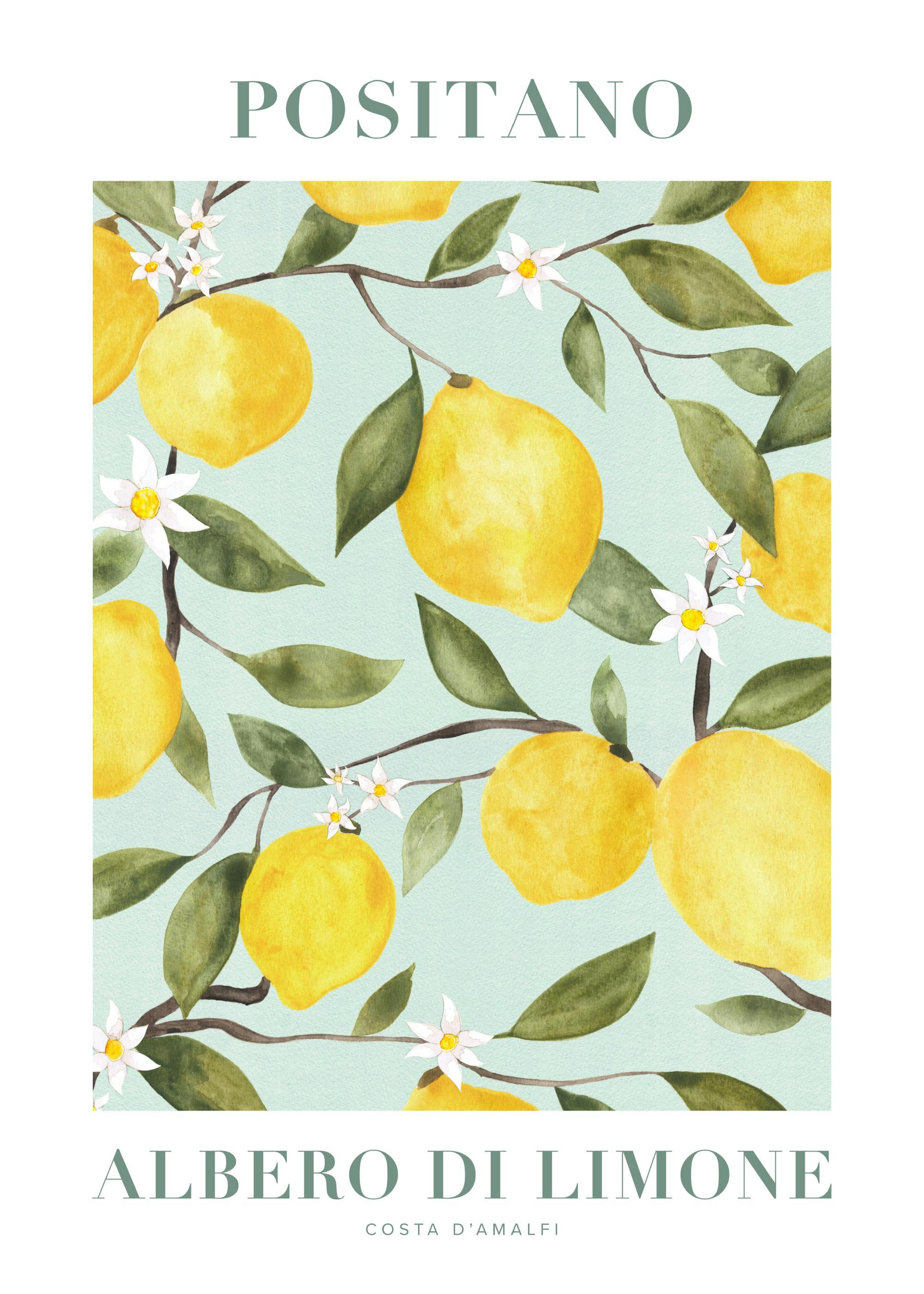 Positano Lemon Poster 0