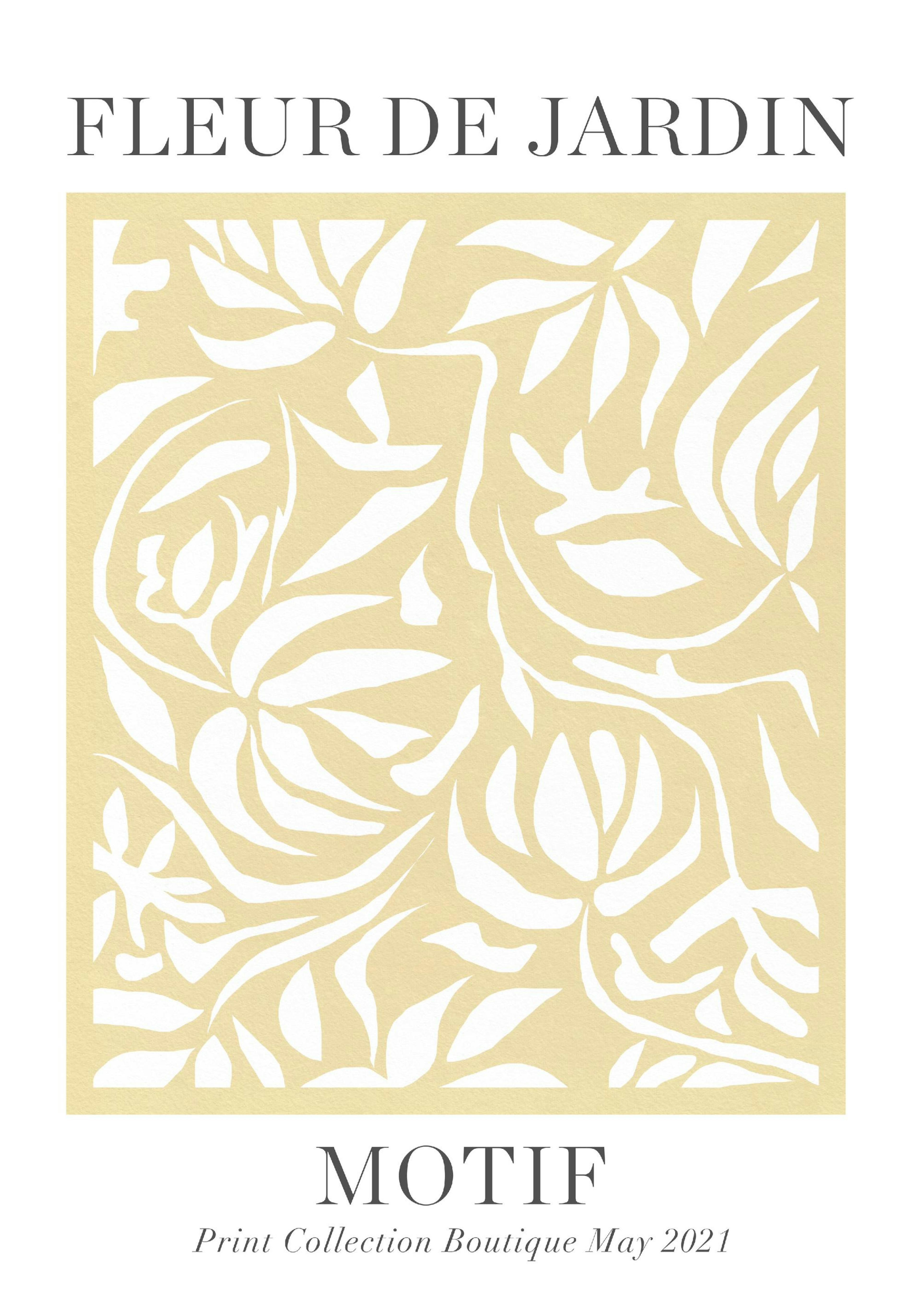Fleur de Jardin Motif Poster thumbnail