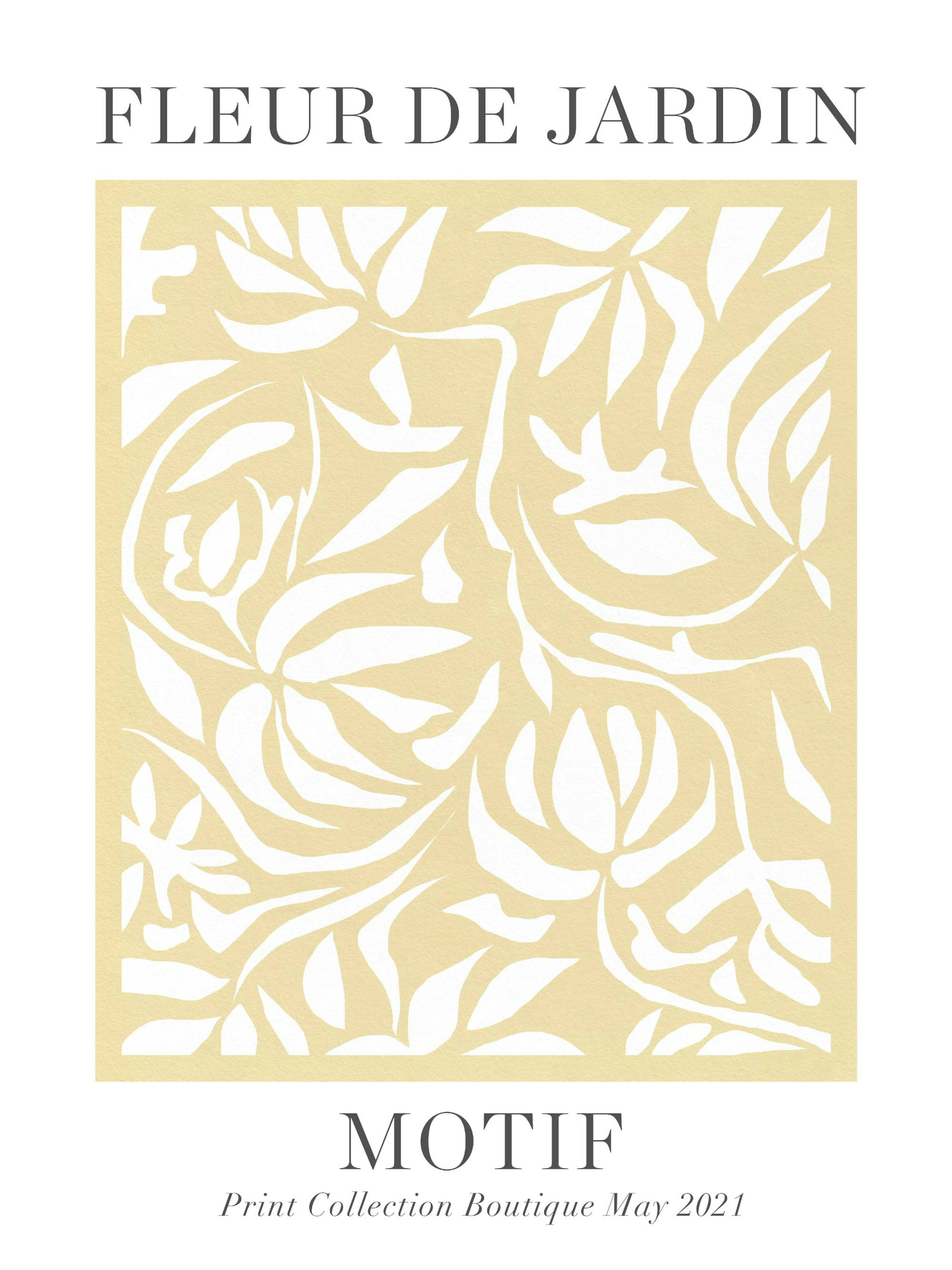 Fleur de Jardin Motif Poster thumbnail