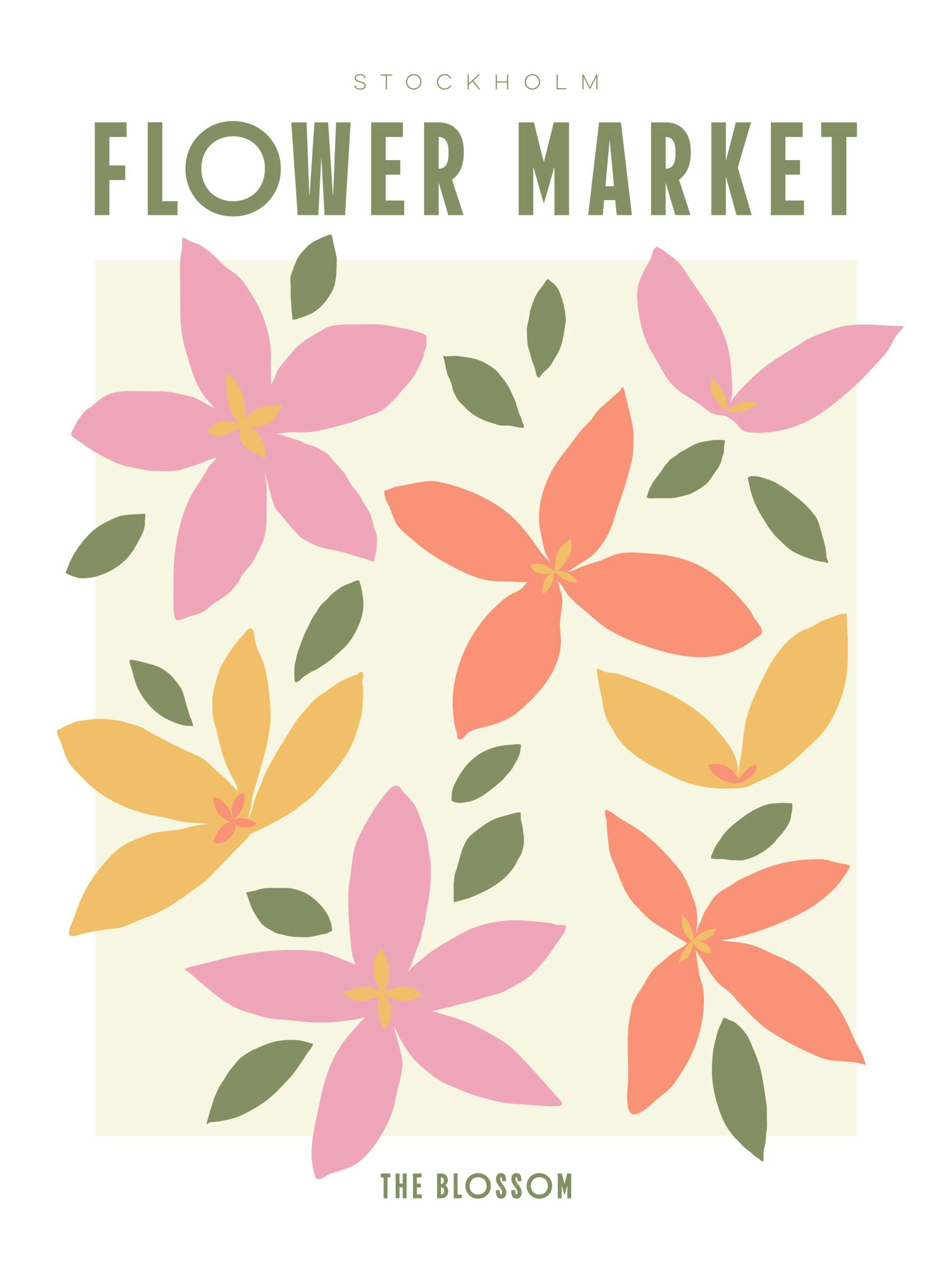 Marché aux Fleurs - L'Épanouissement Affiche thumbnail
