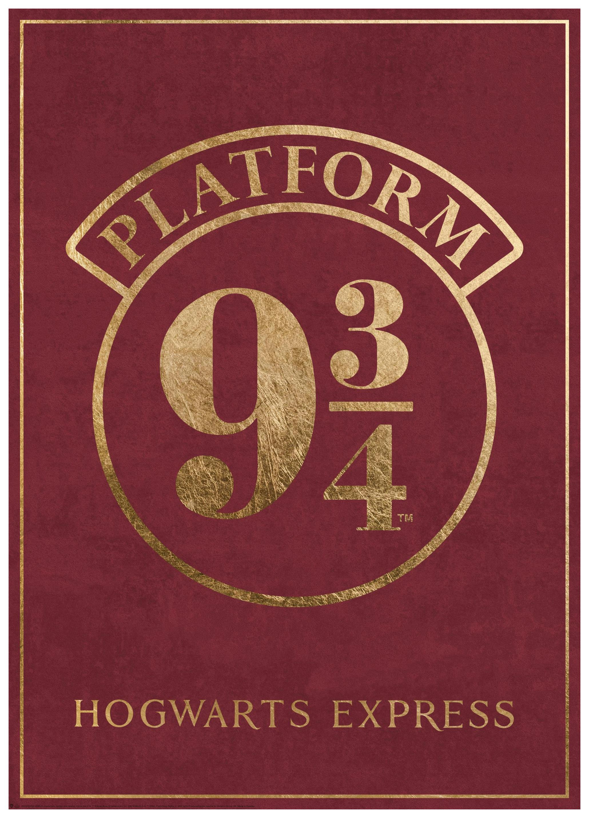 Harry Potter™ - Platform 9 3/4 Plakat (30x40 cm) - Poster Store