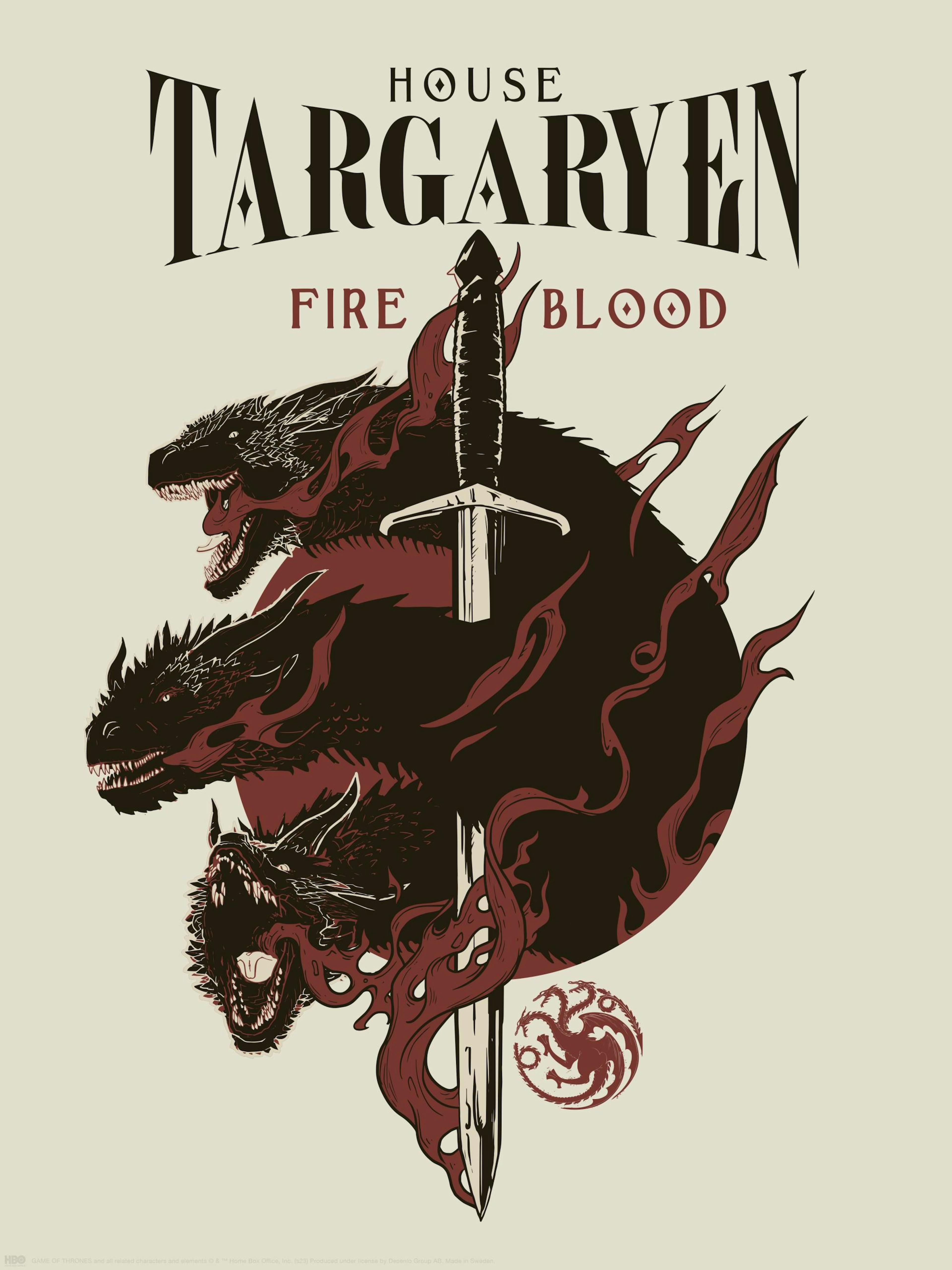 Game of Thrones™ - House Targaryen Poster thumbnail