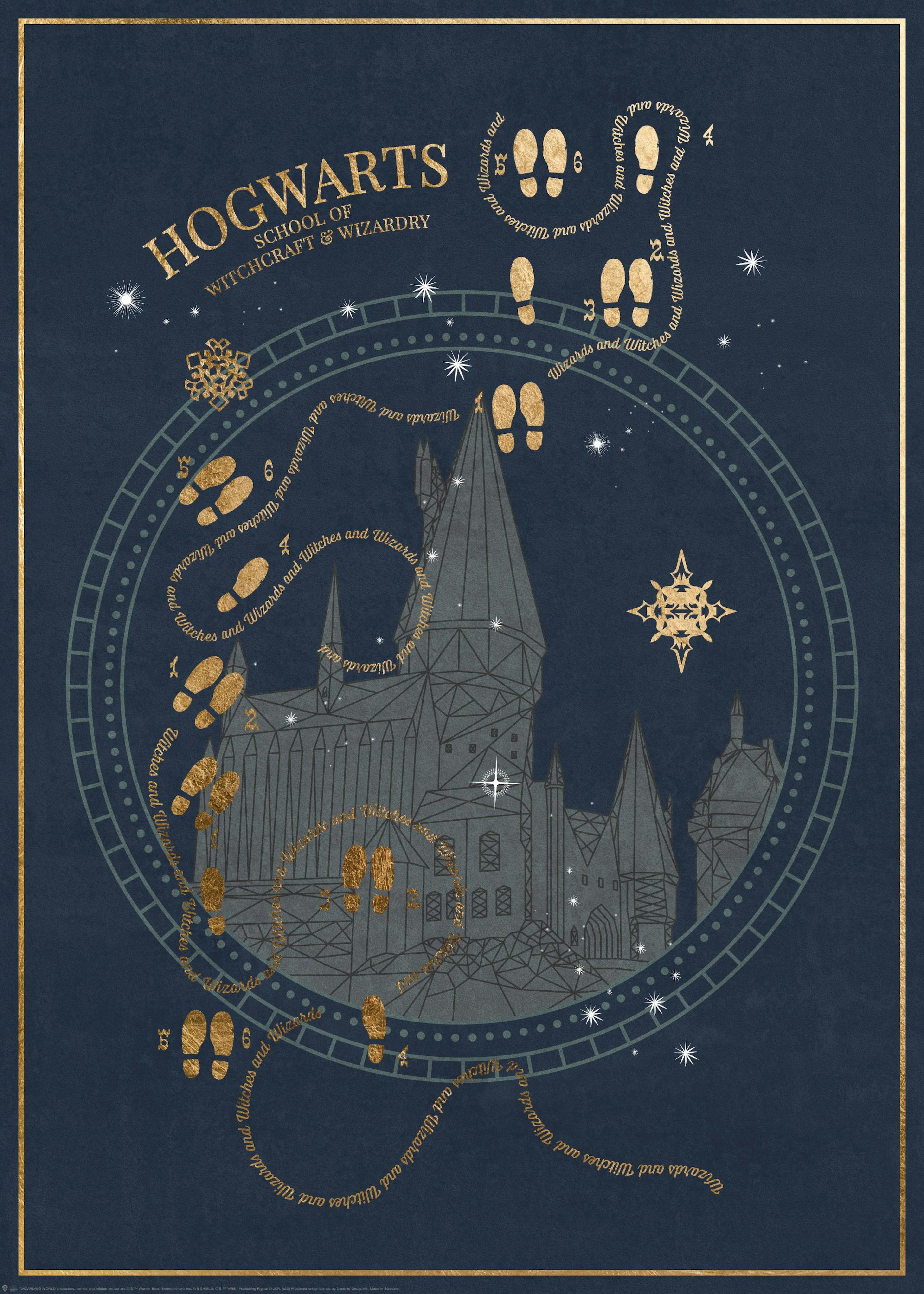 Harry Potter™ - Hogwarts School Plakát 0
