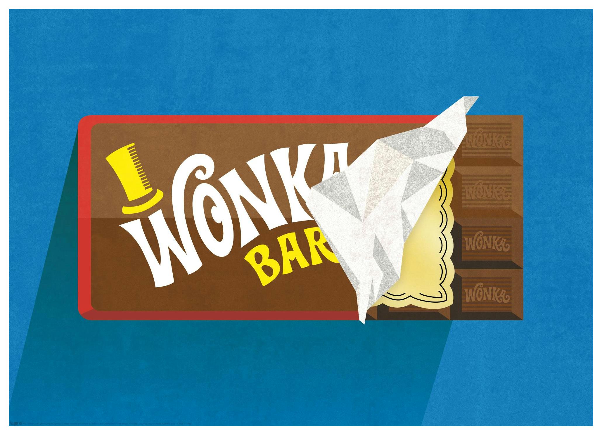 Wonka™ - Golden Ticket Poster (50x70 cm) - Poster Store