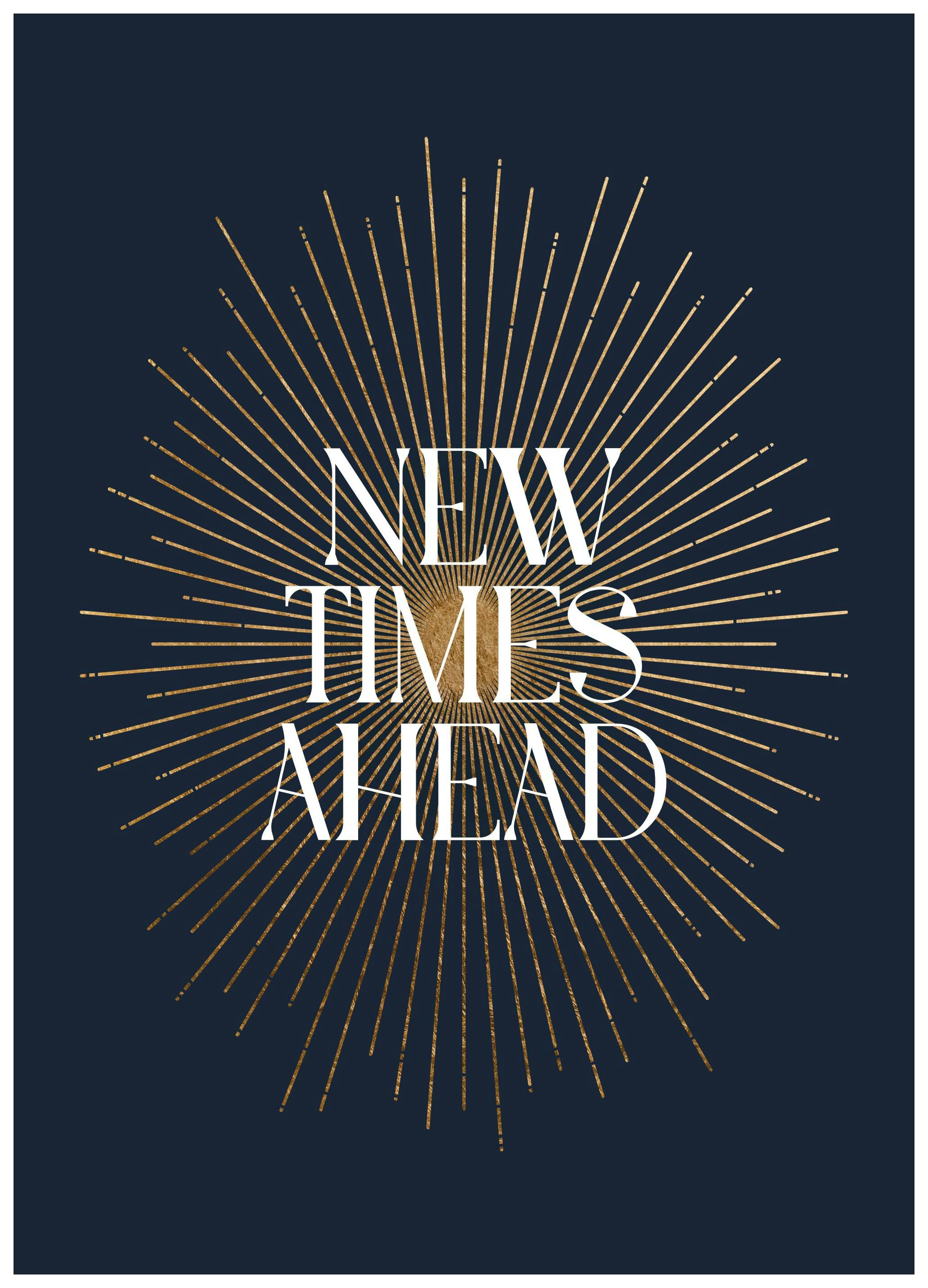 Nya tider väntar Poster (50x70 cm) - Poster Store