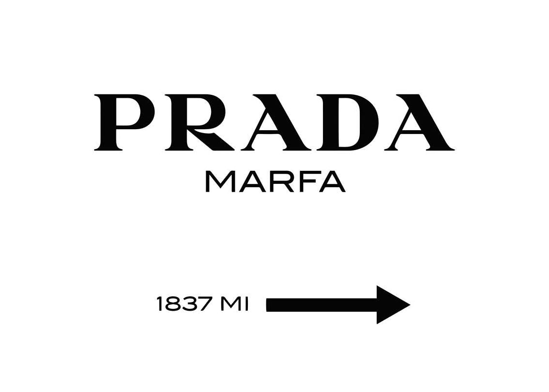 Prada Marfa Poster (70x100 cm) - Poster Store