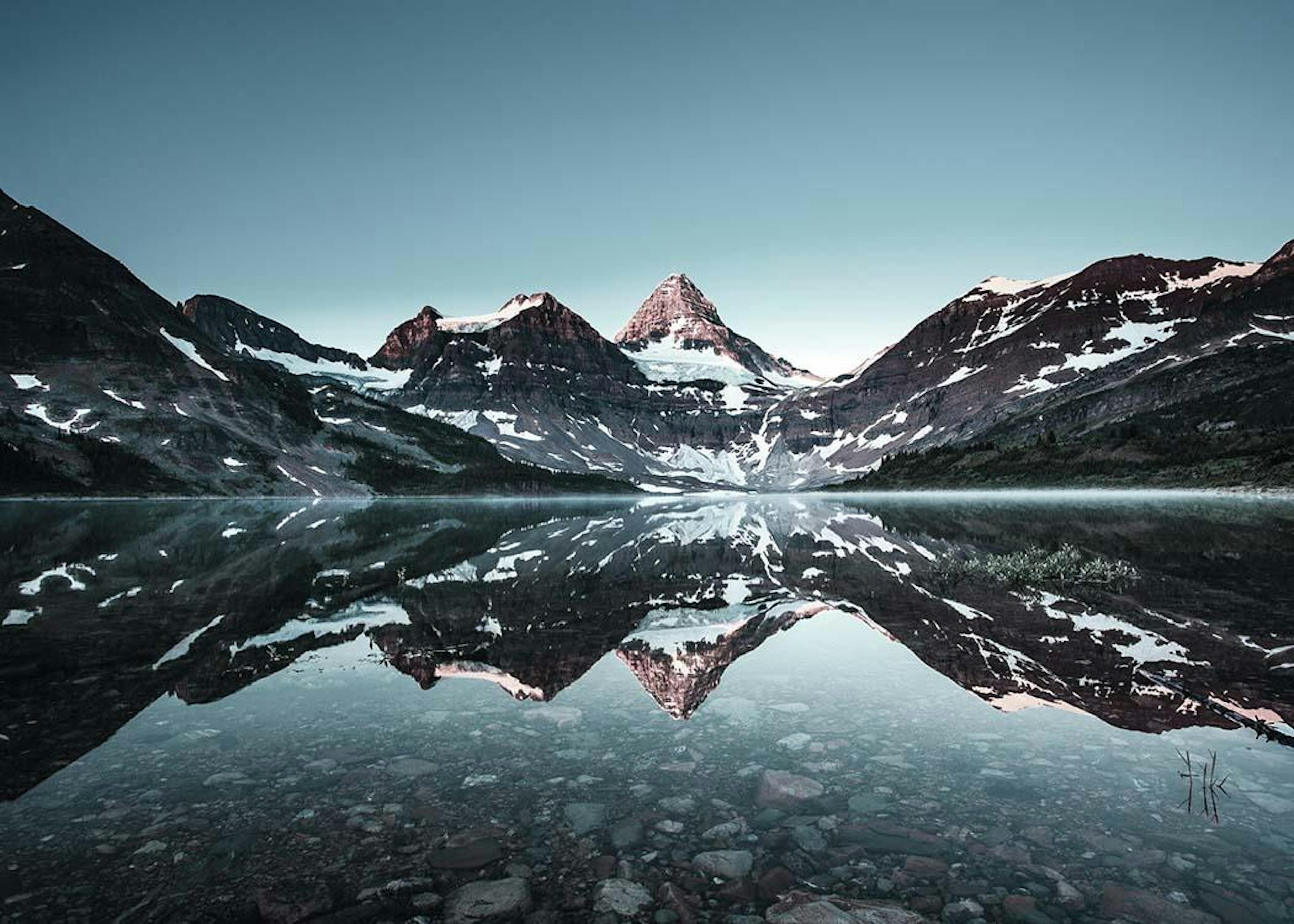 Reflection of Mountains Poster 0