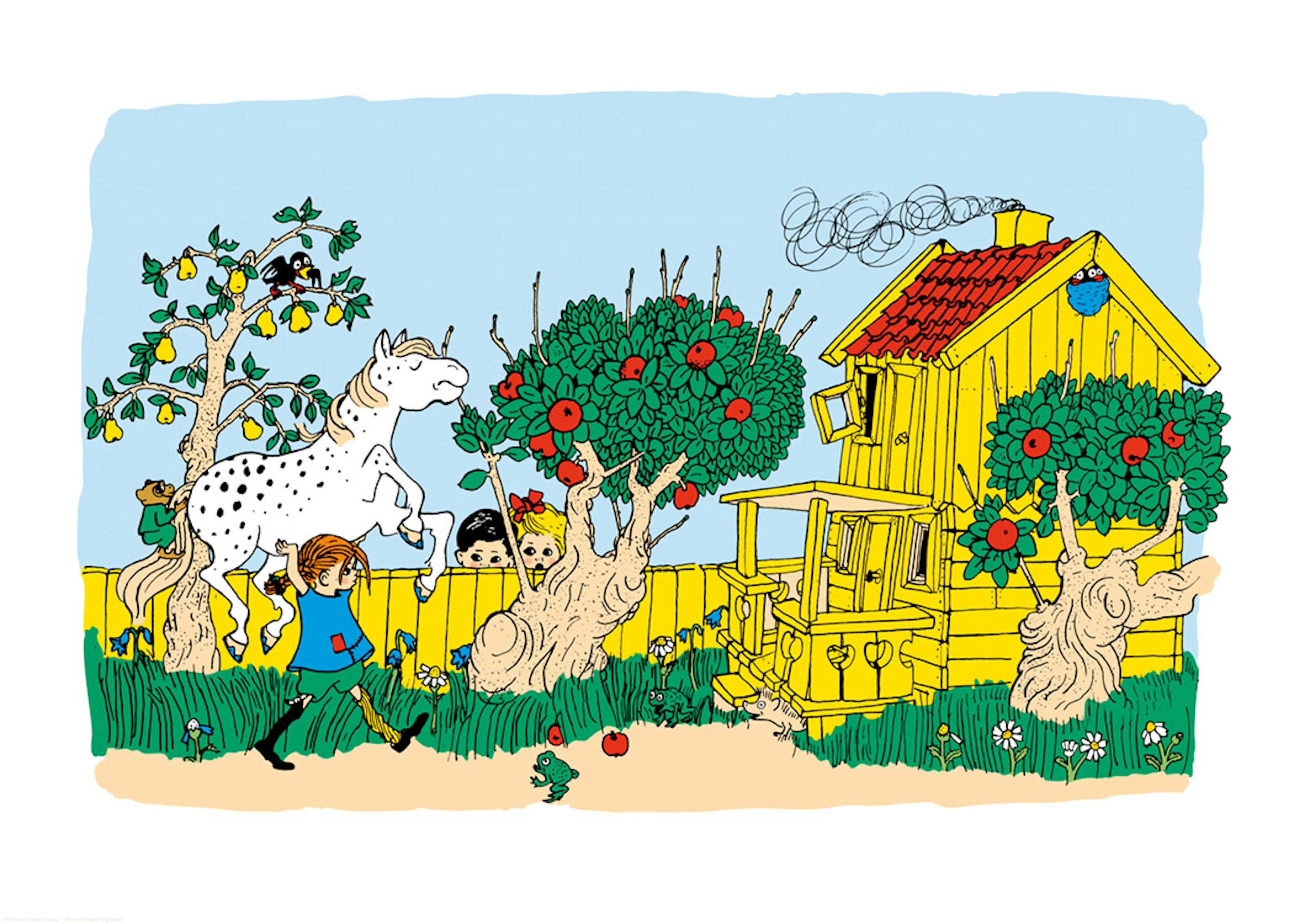 Pippi Longstocking and Villa Villekulla Poster 0