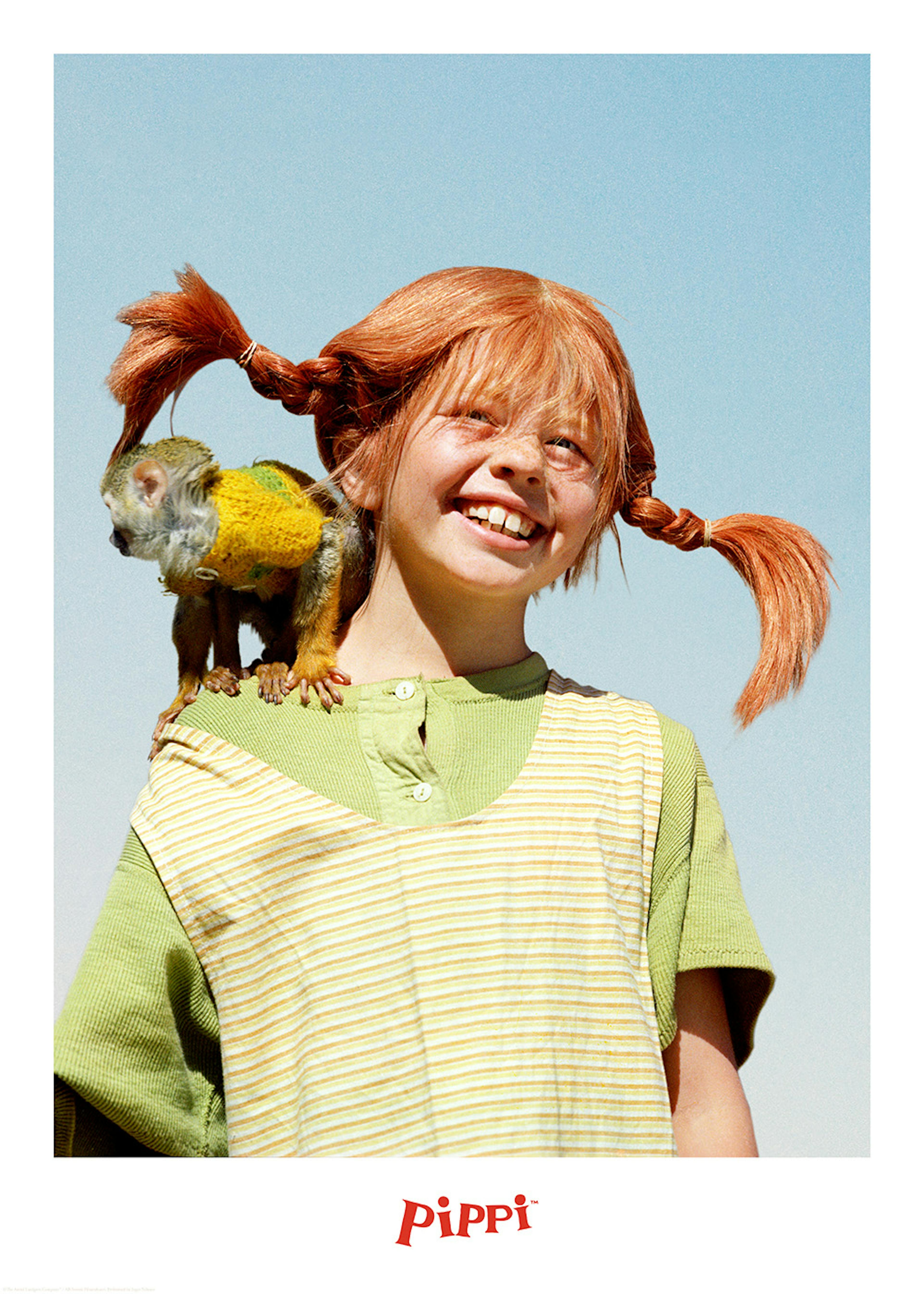 Pippi Langstrumpf Portrait Poster