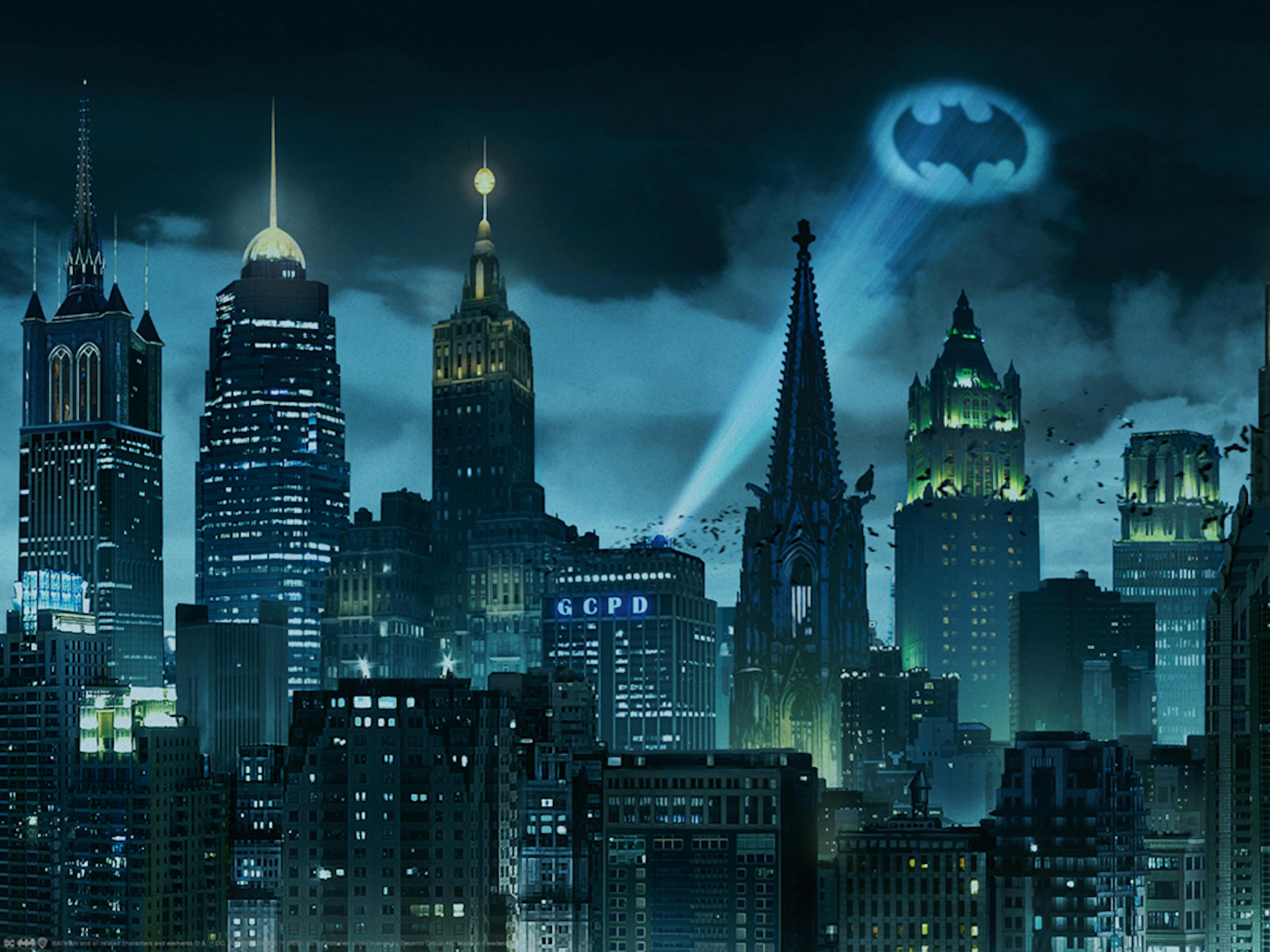 Batman™ - Gotham City Skyline Poster thumbnail