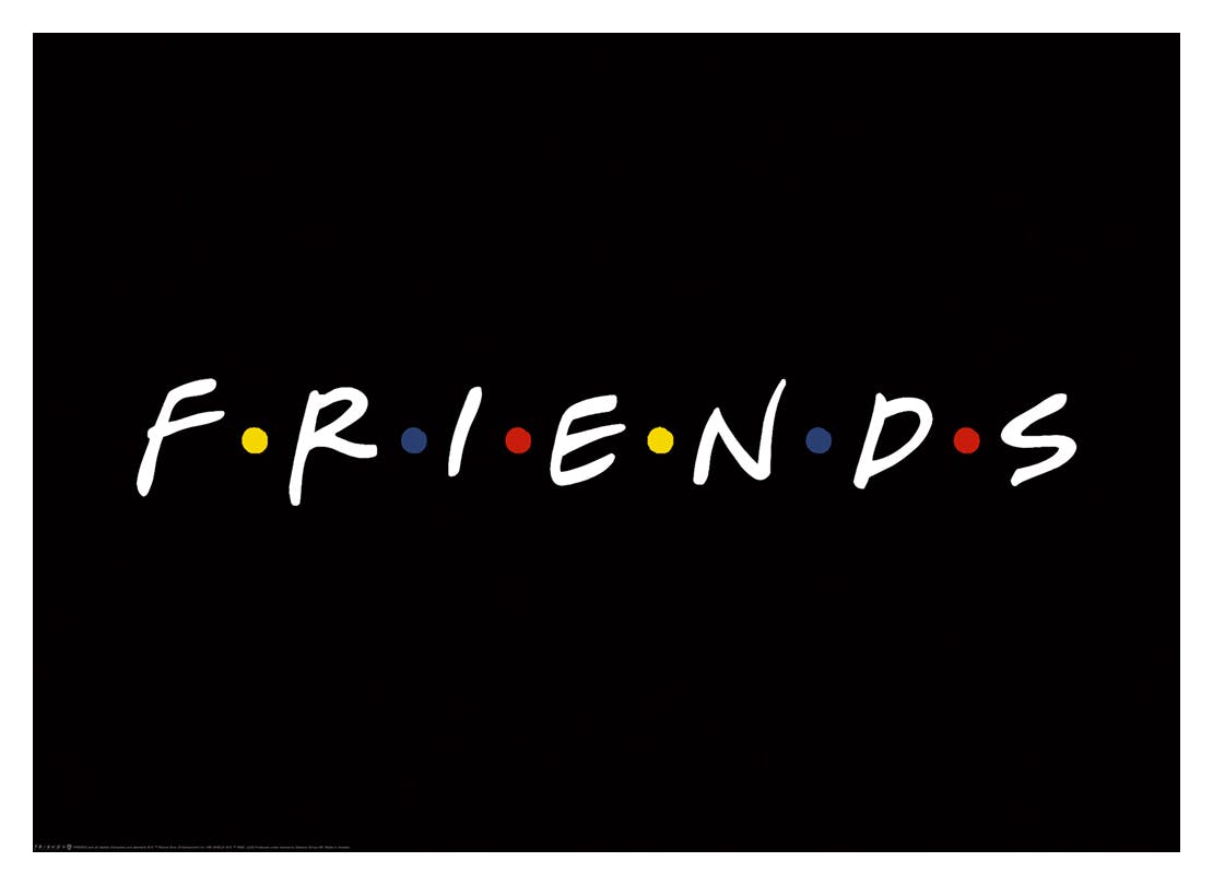 Friends™ - The Logo Plakat (50x70 cm) - Poster Store