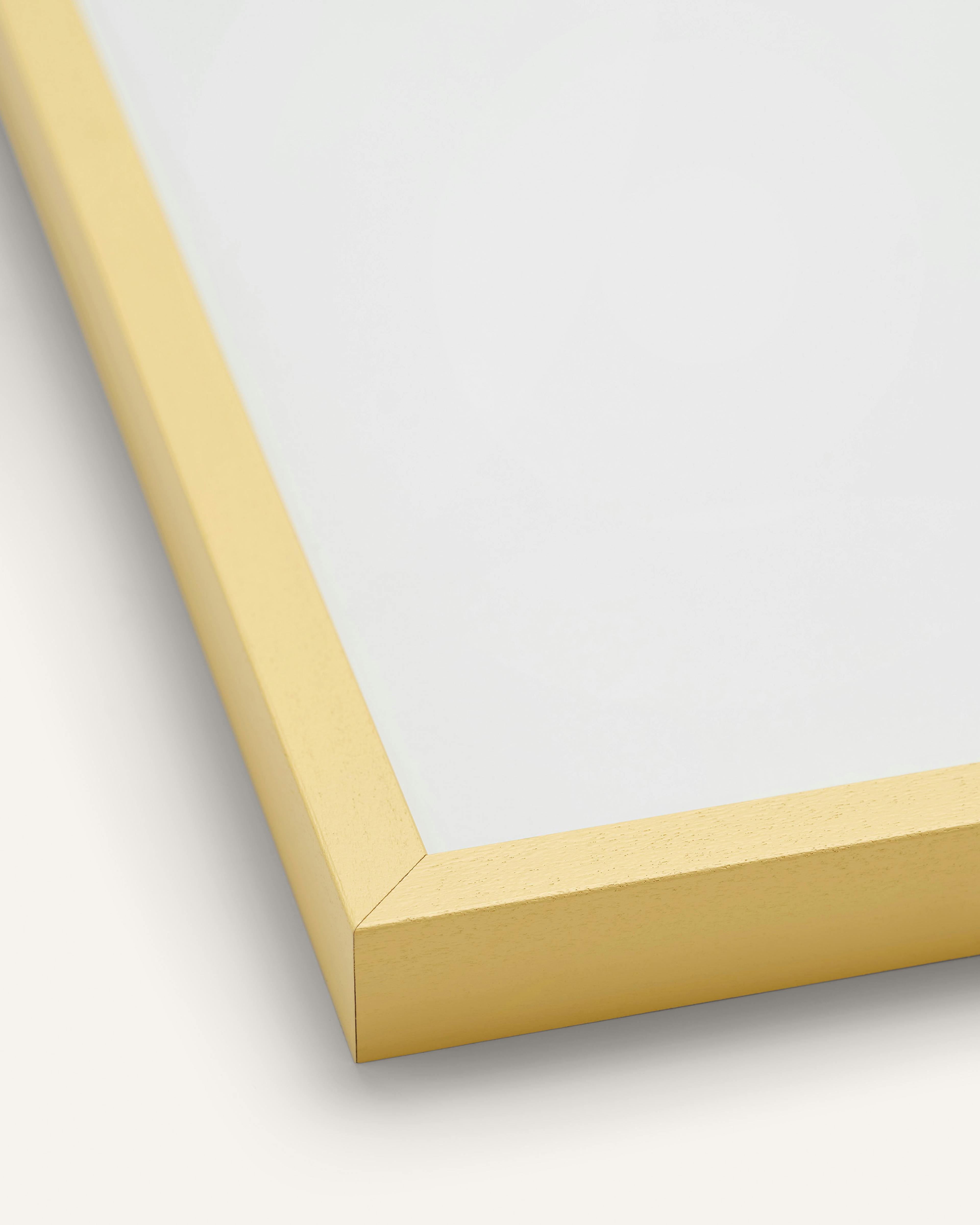 Yellow picture frame, 12" x 16" in plexi thumbnail