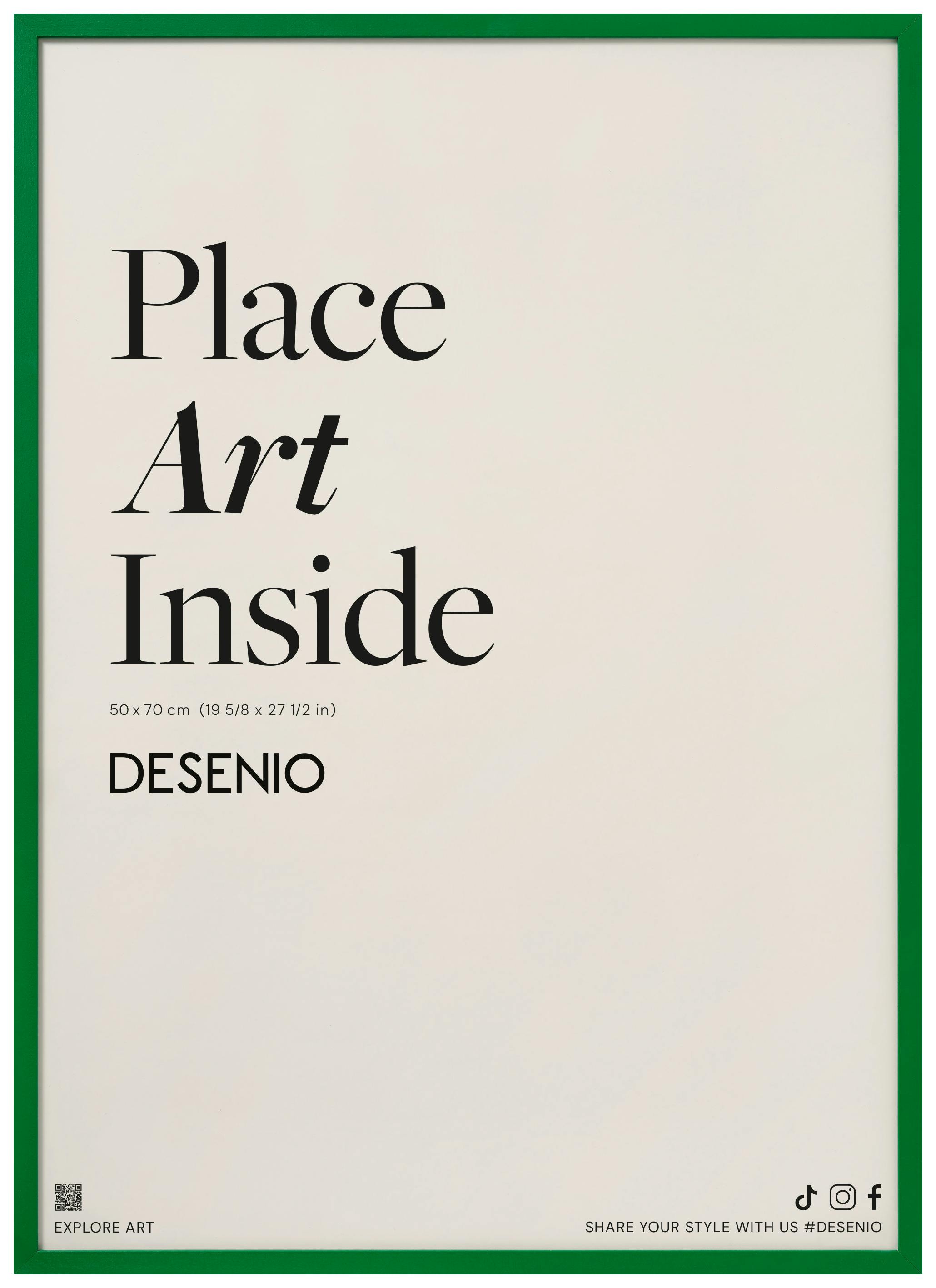 Green picture frame 50x70 cm (50x70 cm) - Poster Store High Quality Picture Frames