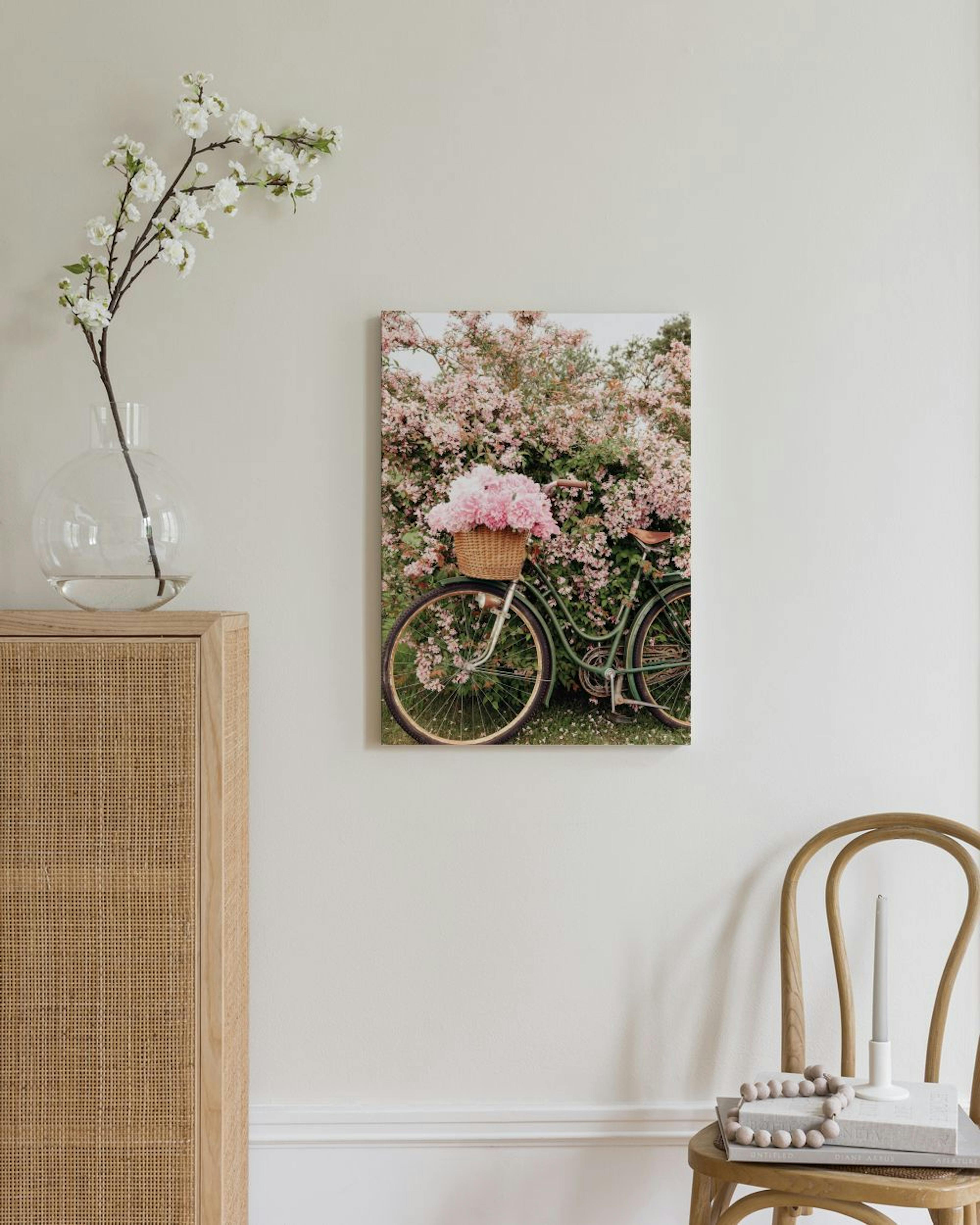 Bike in Blossom Stampa su Tela thumbnail