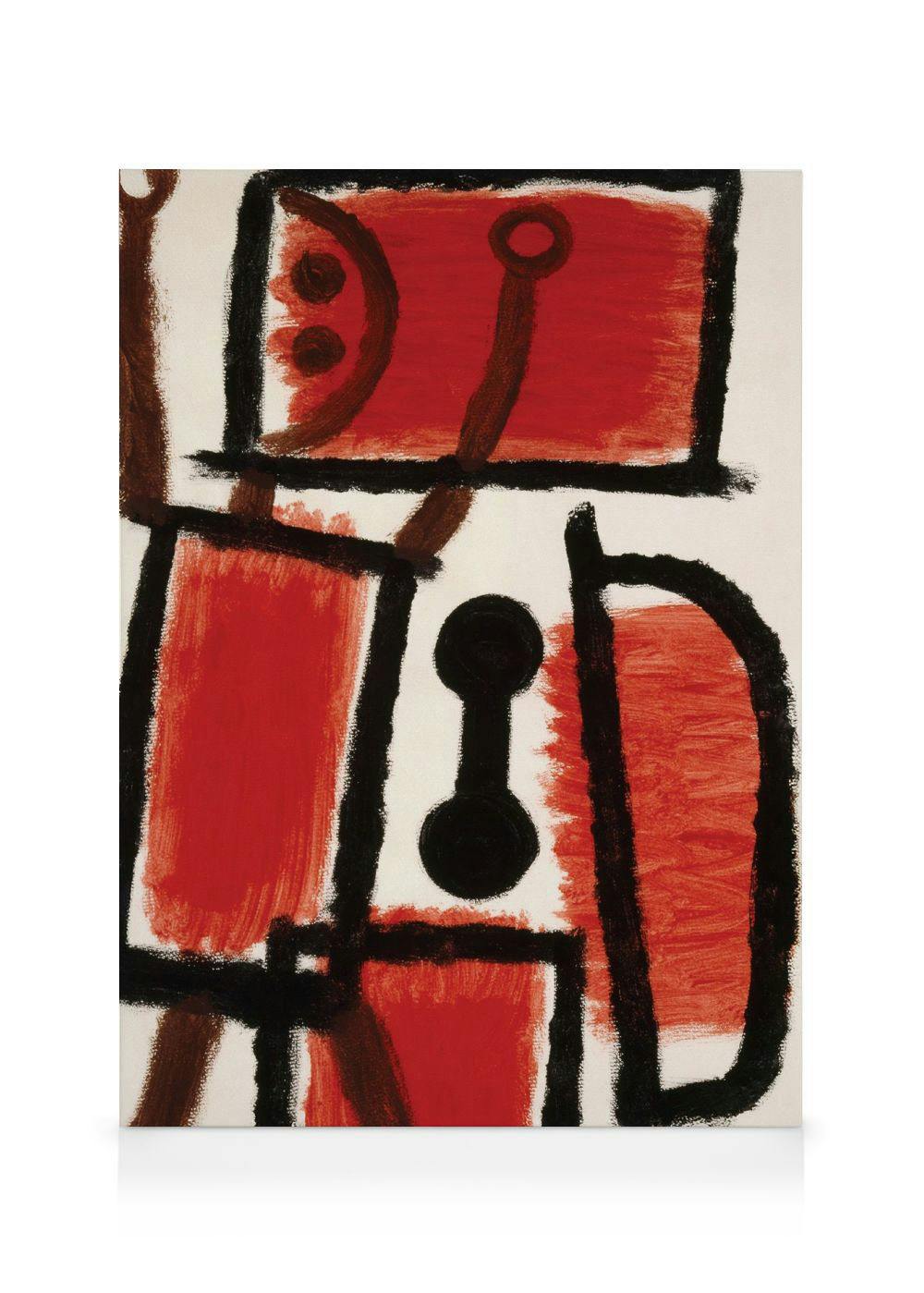 Paul Klee - Locksmith Toile (70x100 cm - Cadre noir) - Poster Store