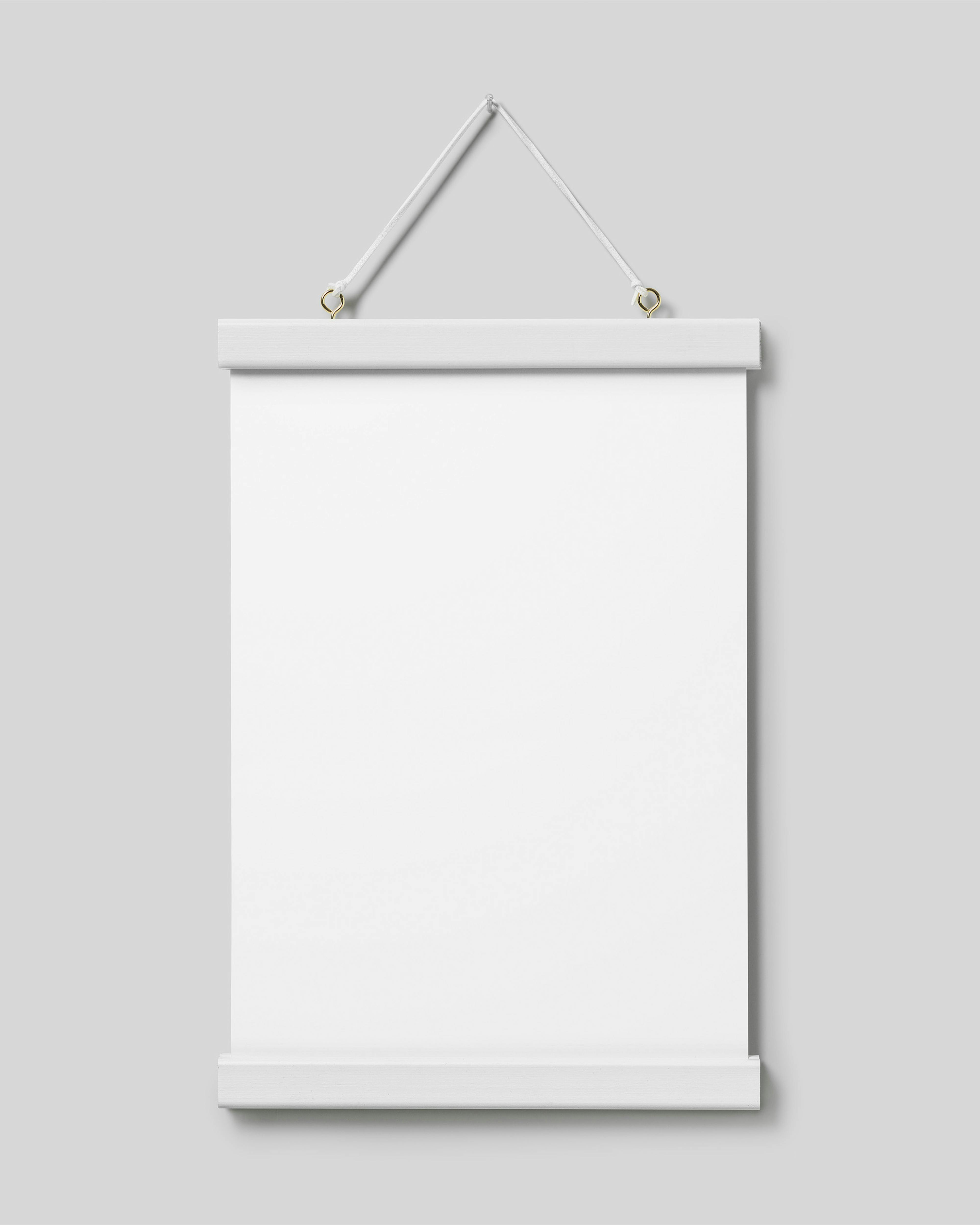 Poster hanger white 0