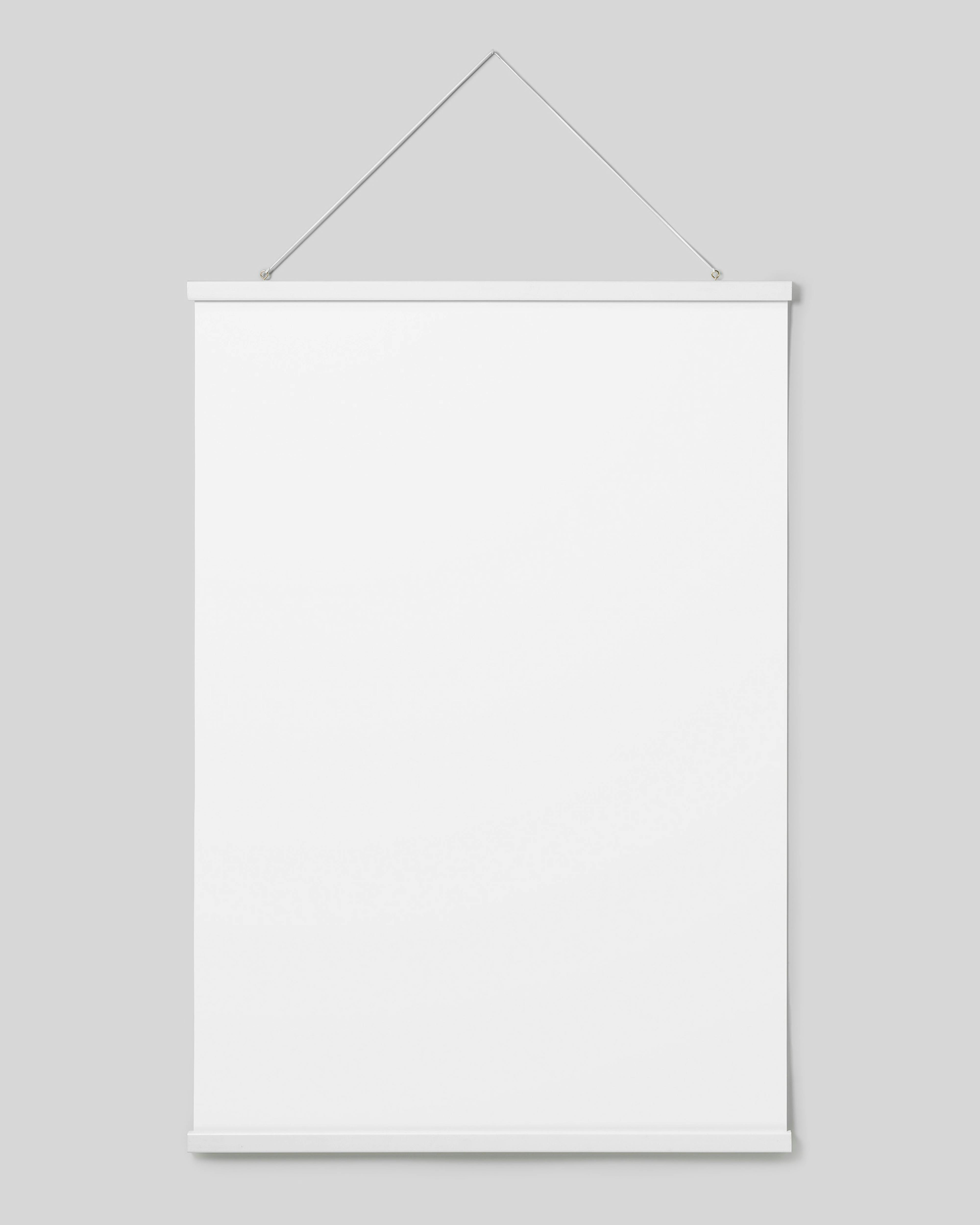 Poster hanger white 0