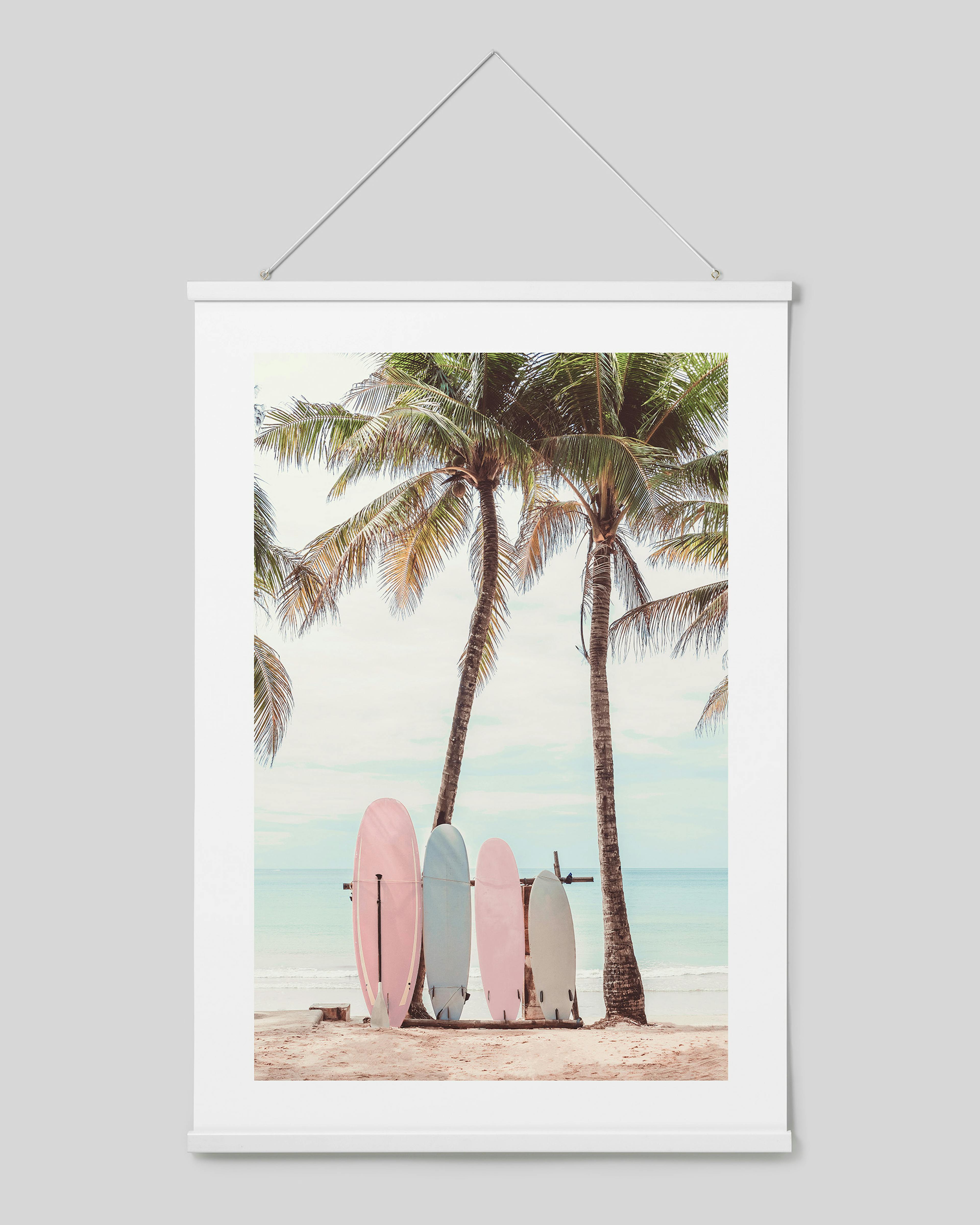 Stecche per poster bianco 71 cm, supporto magnetico thumbnail